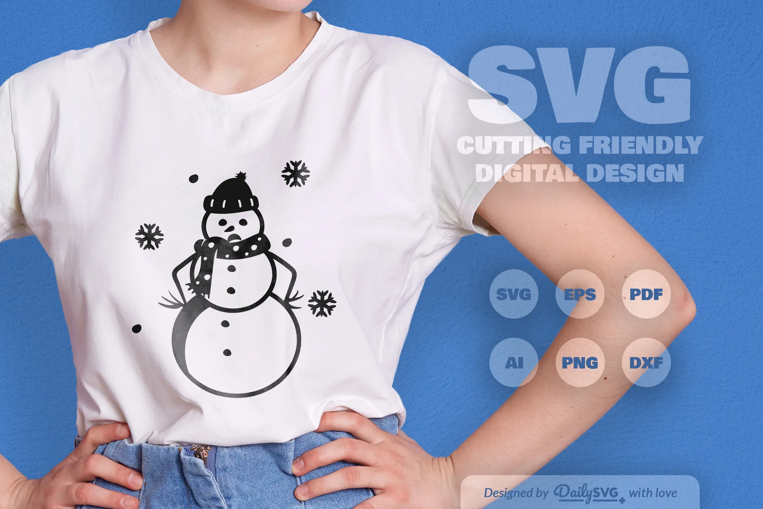 Daily Snowman SVG Clipart SVG Bundles - Image 10