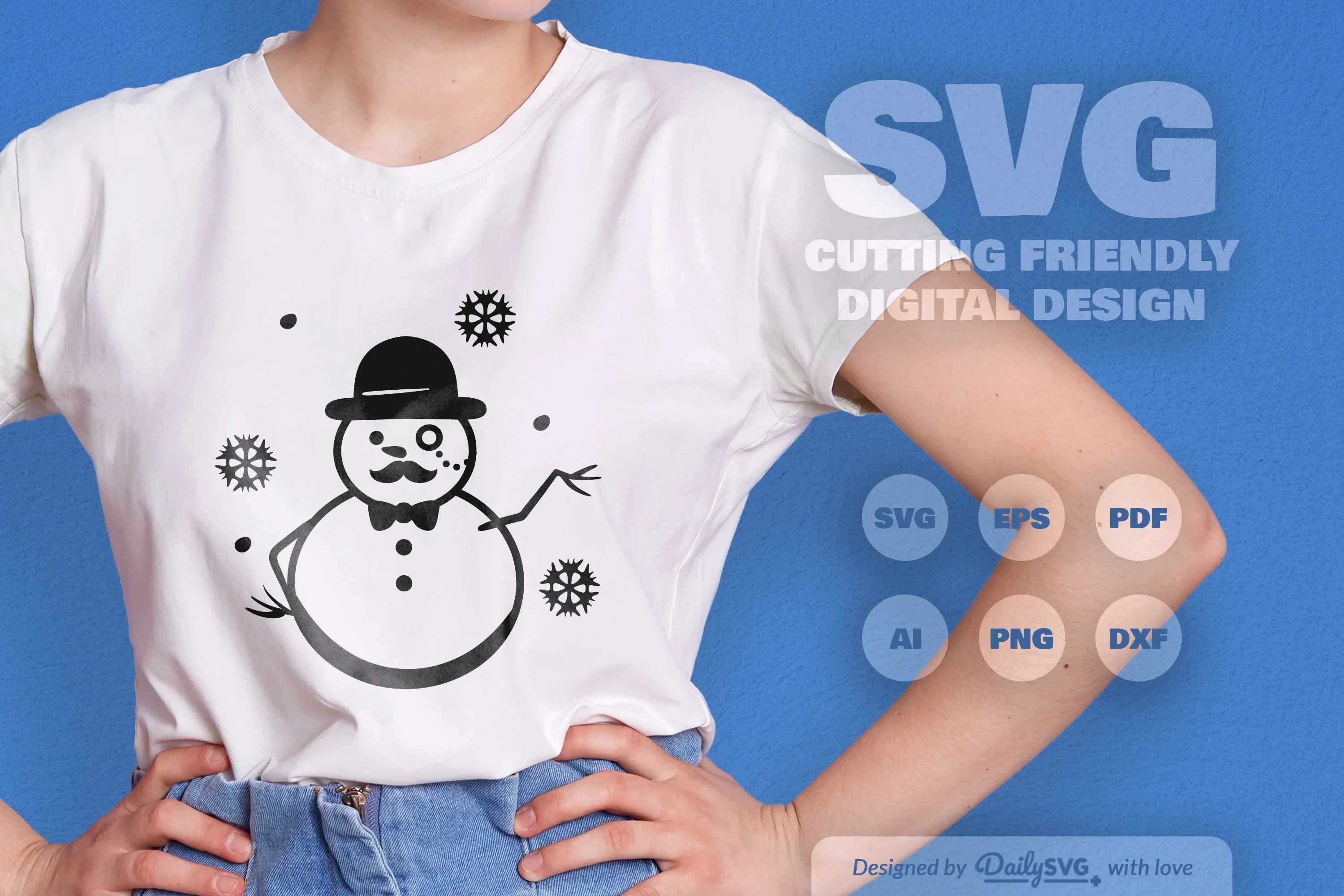 Daily Snowman SVG Clipart SVG Bundles - Image 11