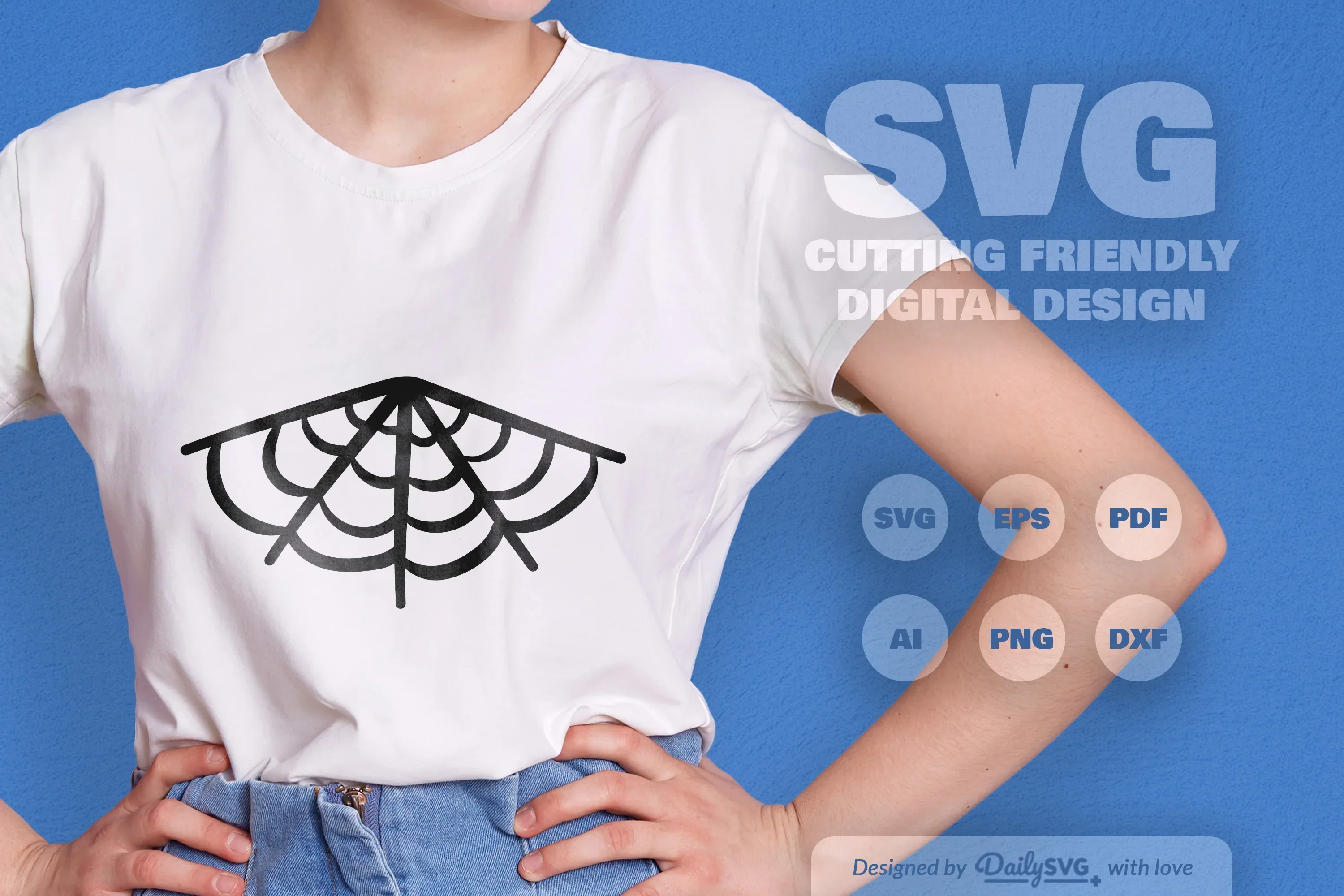 Daily SVG Bundles Spider Web Clipart - Image 6