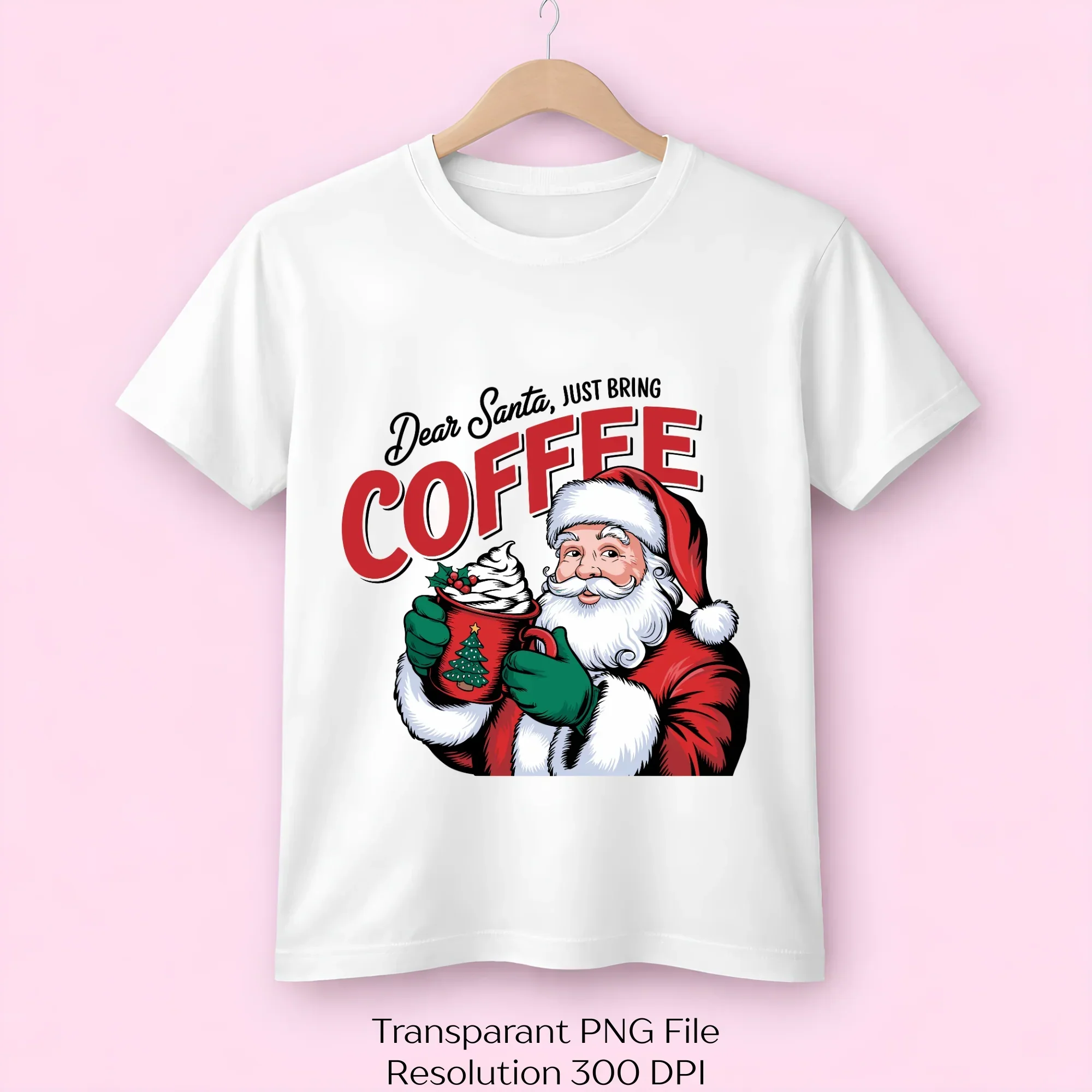 Dear Santa Just Bring Coffee Holiday SVG Bundle