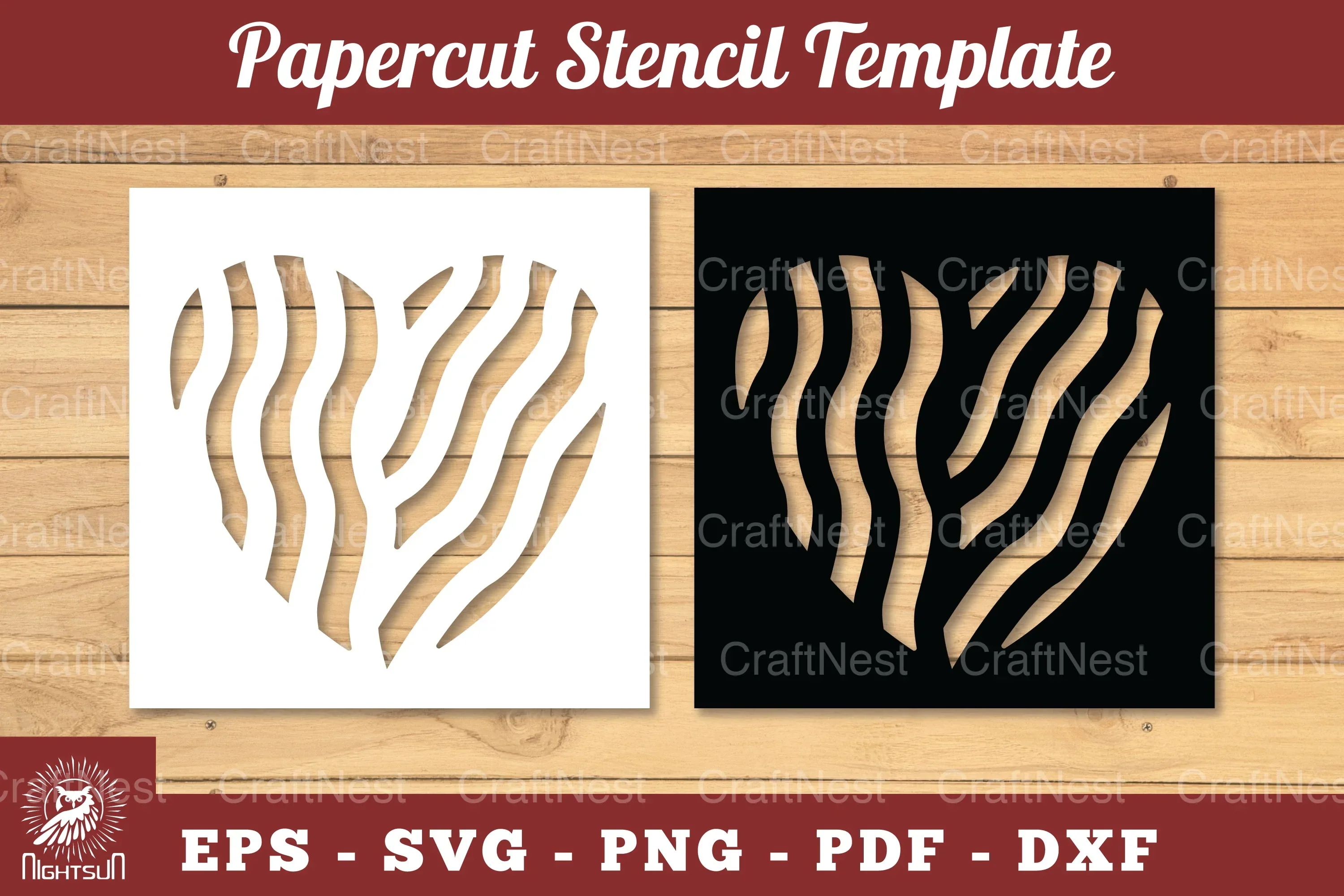 Decorative Heart Papercut Stencil Clipart Bundle