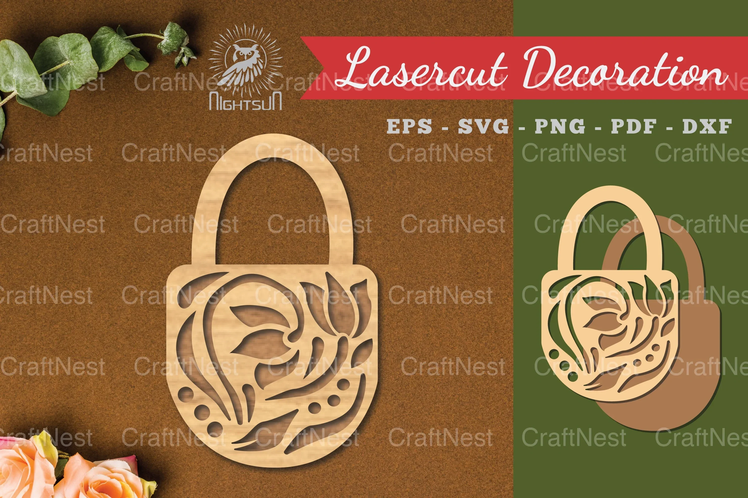 Decorative Lock Laser Cut Design Bundle
