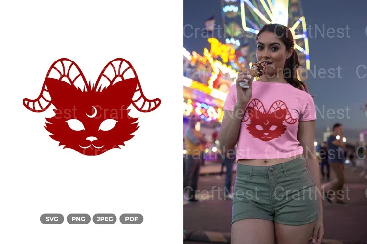 Demon Cat SVG Bundle