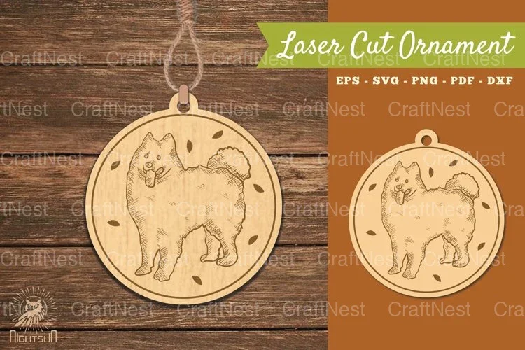 Dog Laser Cut Ornament SVG Bundle