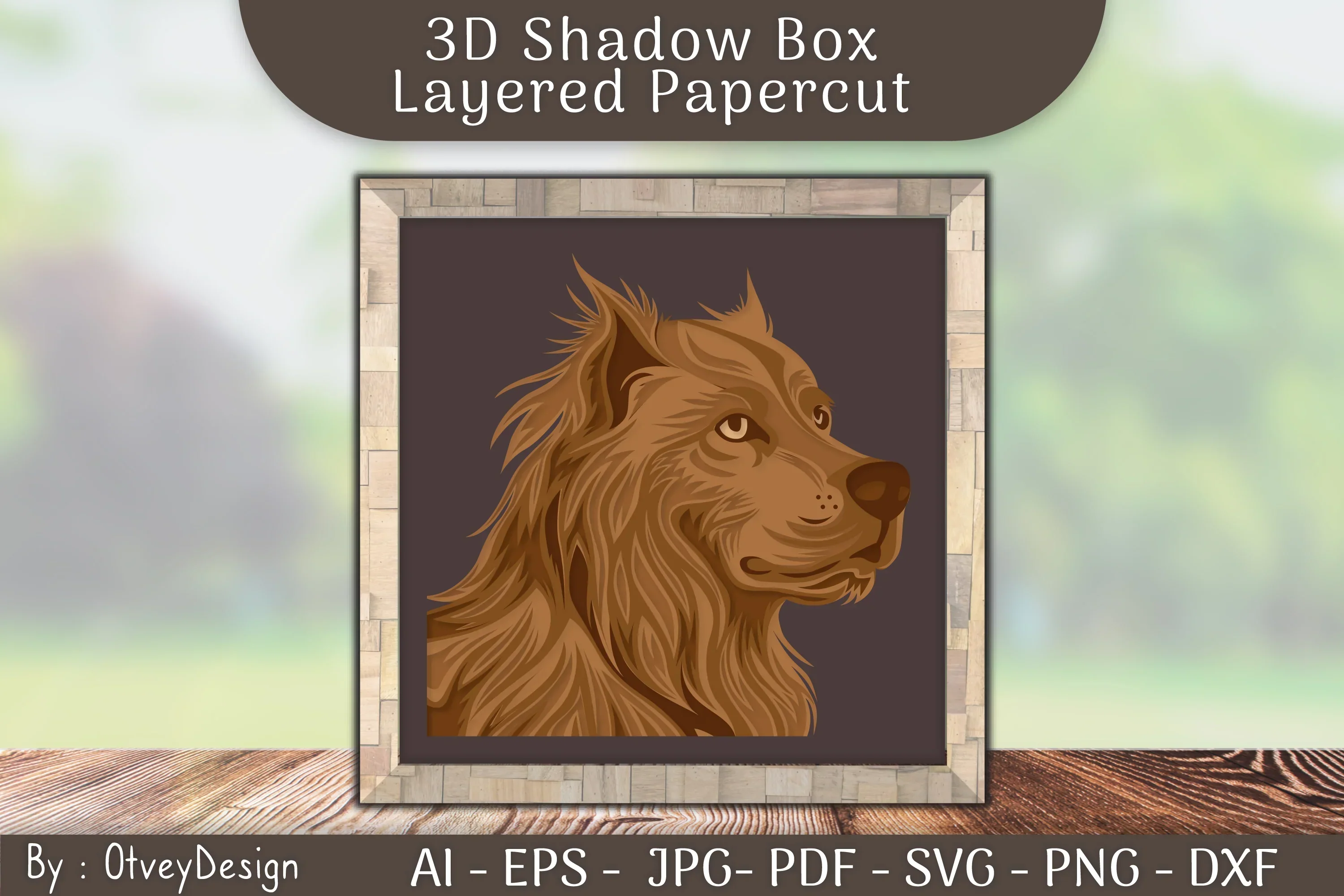 Dog Shadowbox Layered Papercut SVG Bundle - Image 3
