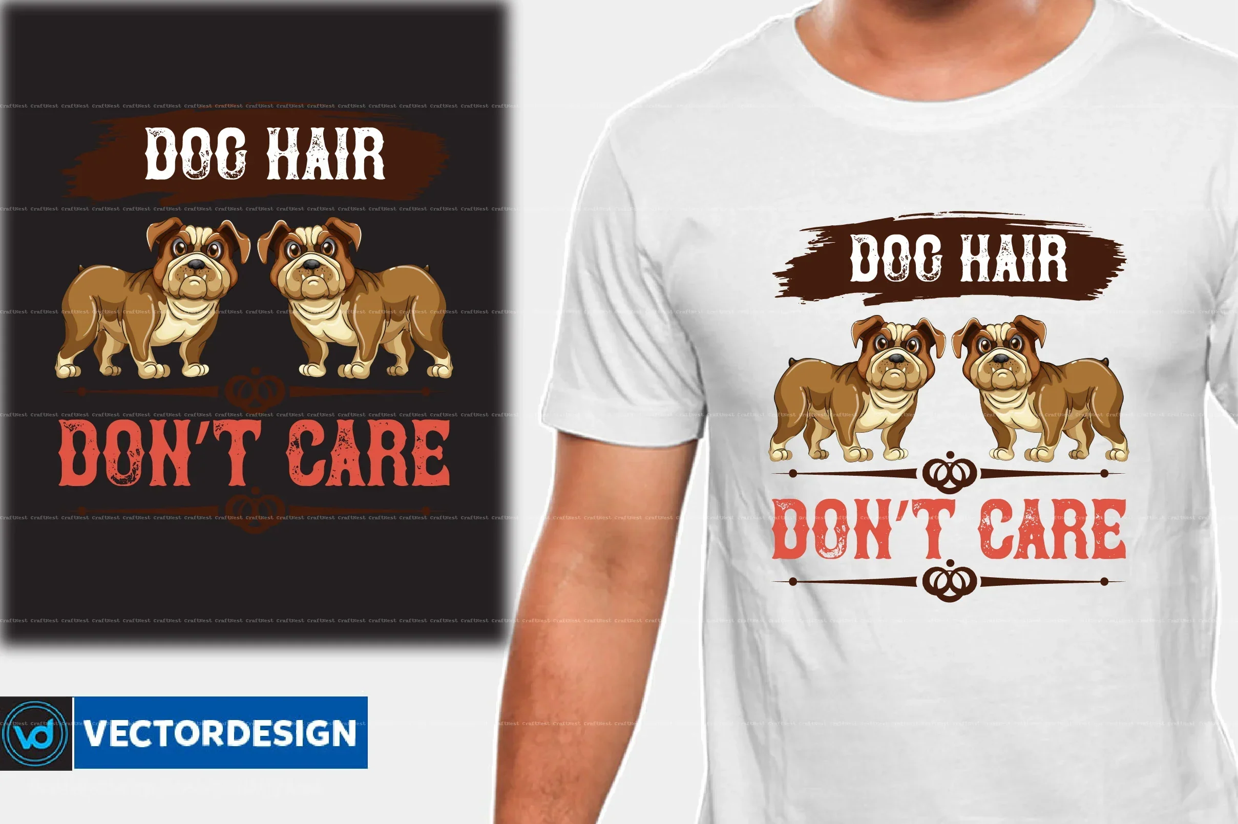 Dog T-Shirt Design SVG Bundle - Image 6