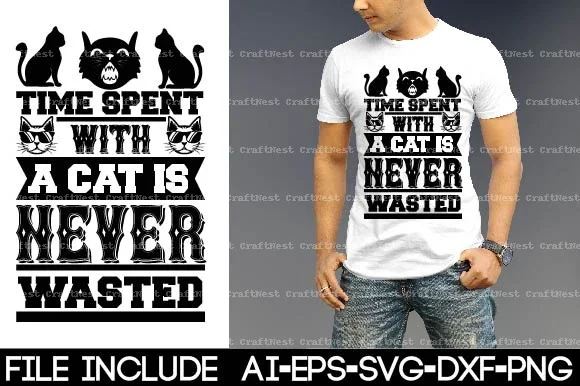 Cat T-Shirt SVG Bundle - Image 12