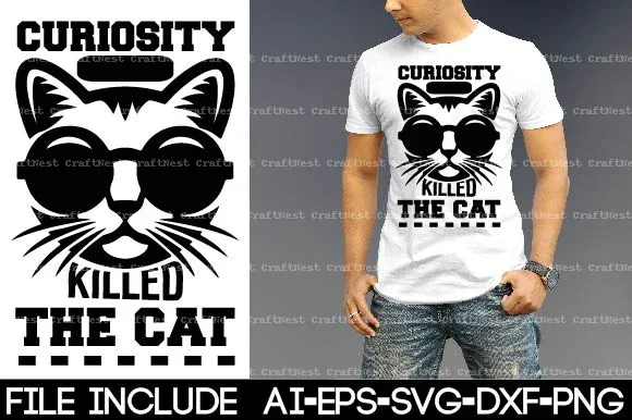 Cat T-Shirt SVG Bundle - Image 3