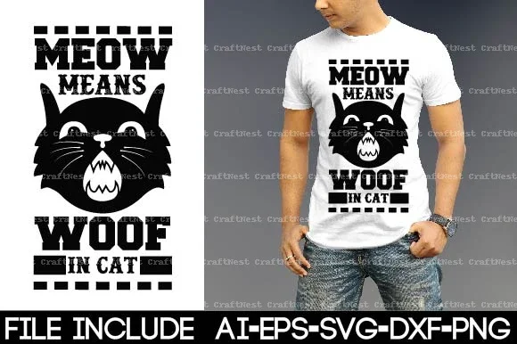 Cat T-Shirt SVG Bundle - Image 7
