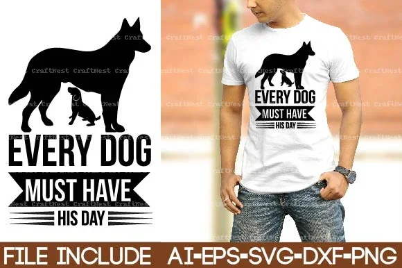 Dog T-Shirt SVG Bundle - Image 3