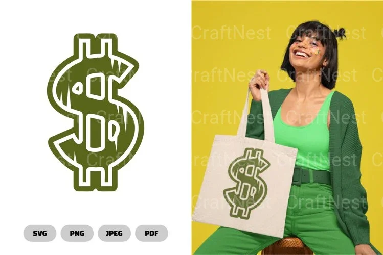 Dollar Money Symbol Clipart Bundle