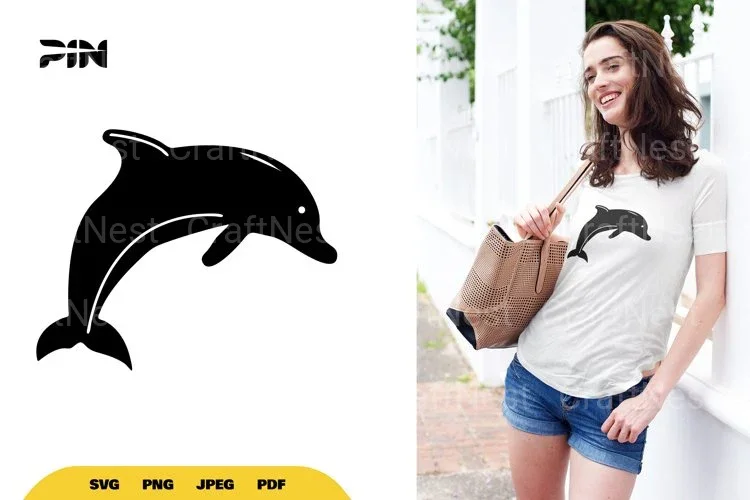 Dolphin Silhouette Clipart Bundle