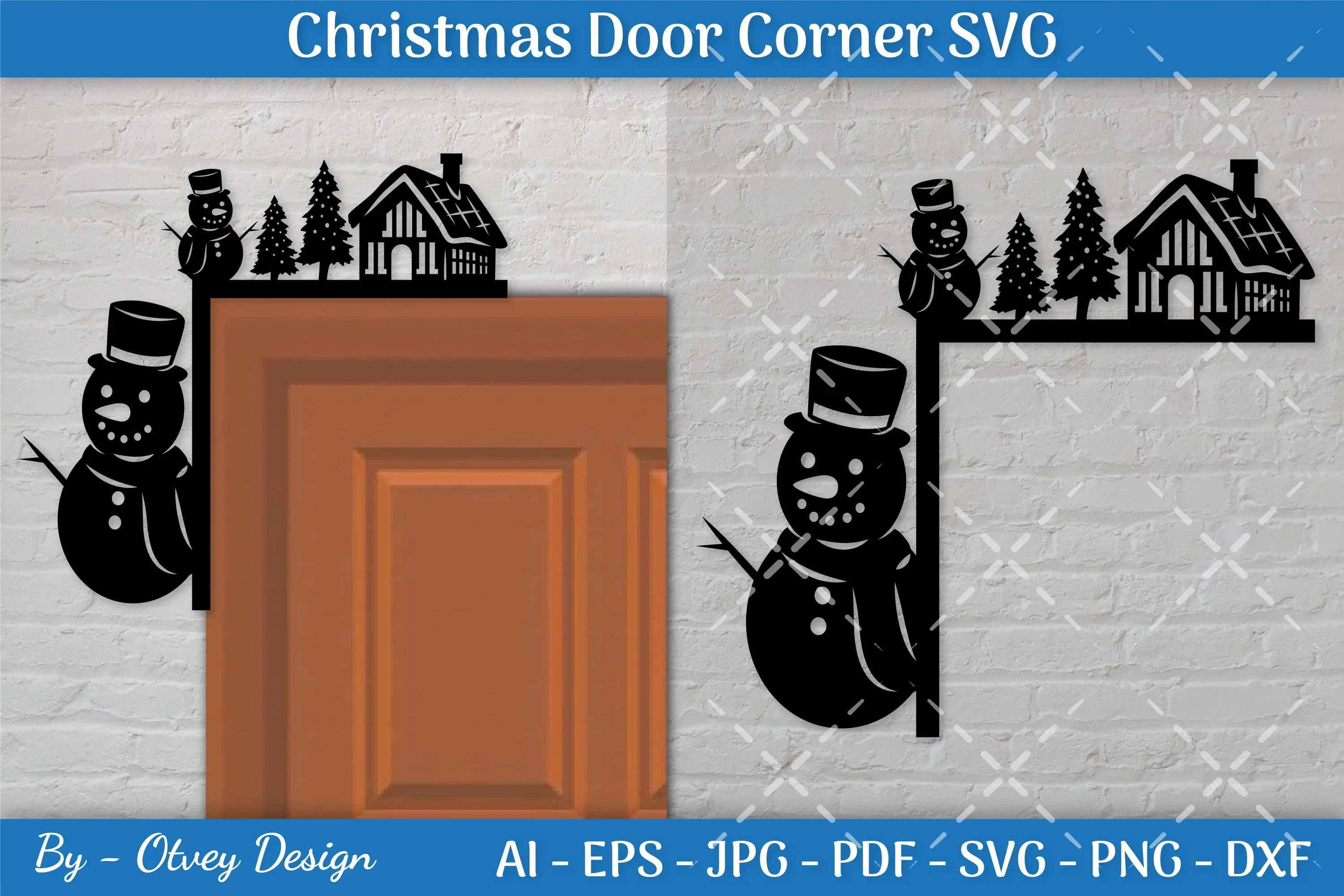 Door Corner Christmas SVG Bundle