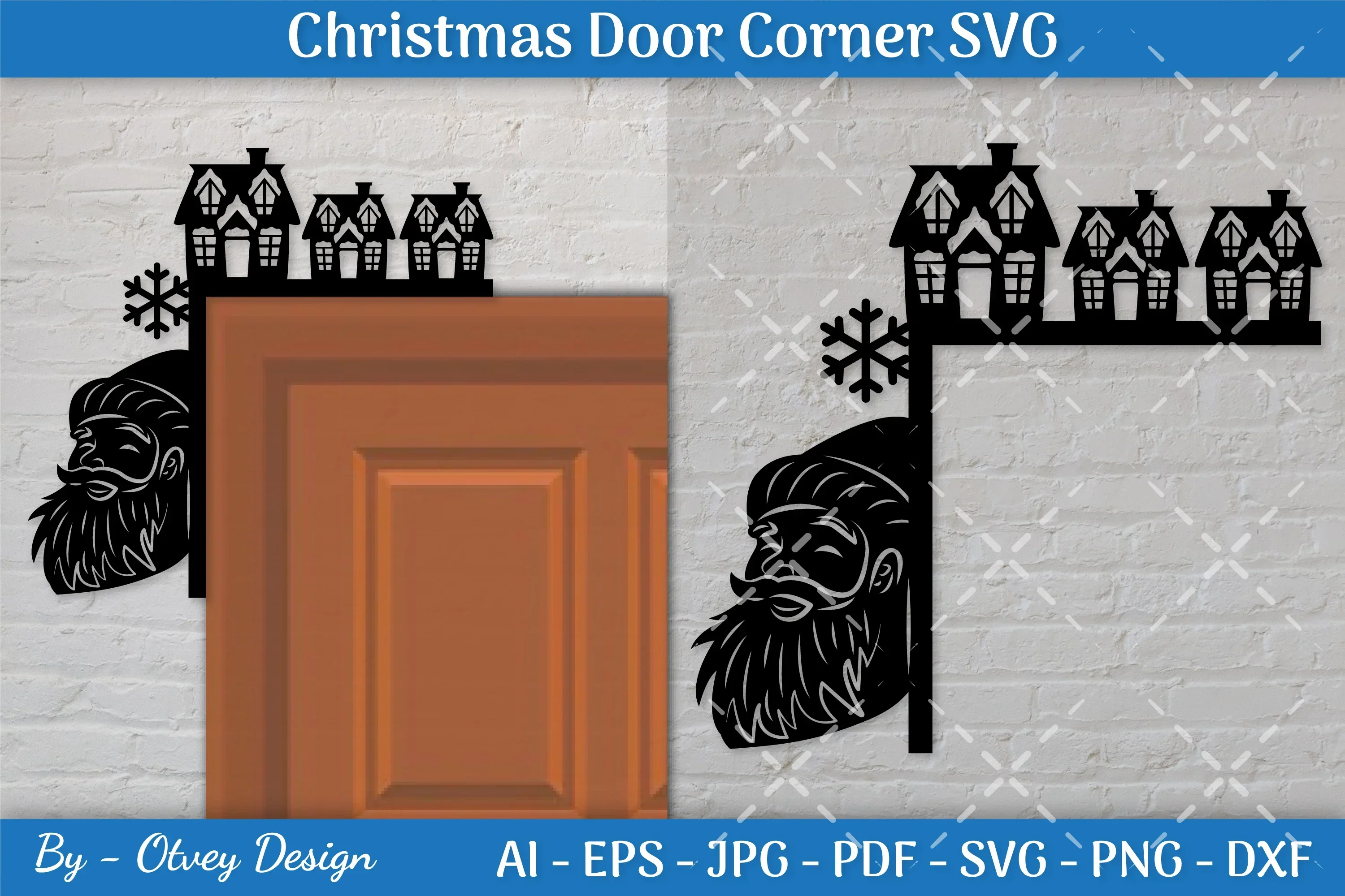 Door Corner Christmas SVG Bundle