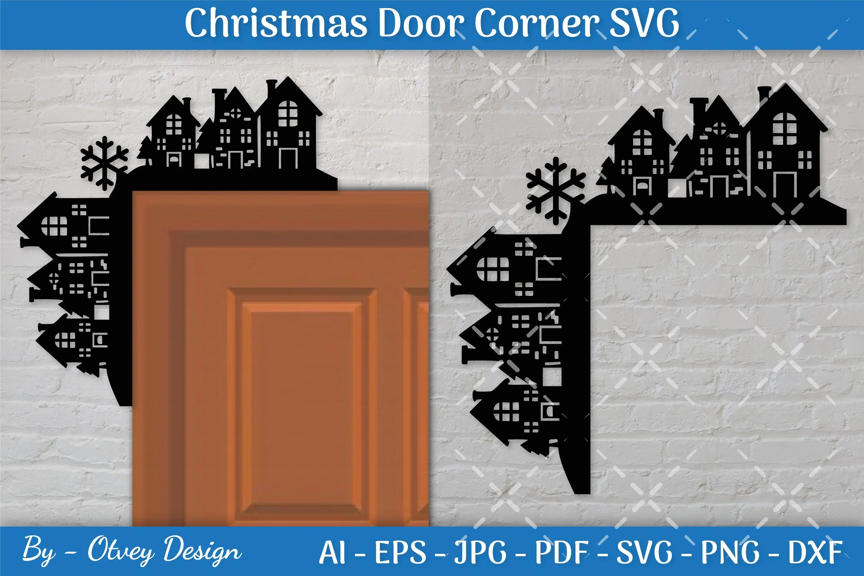 Door Corner Christmas SVG Bundle