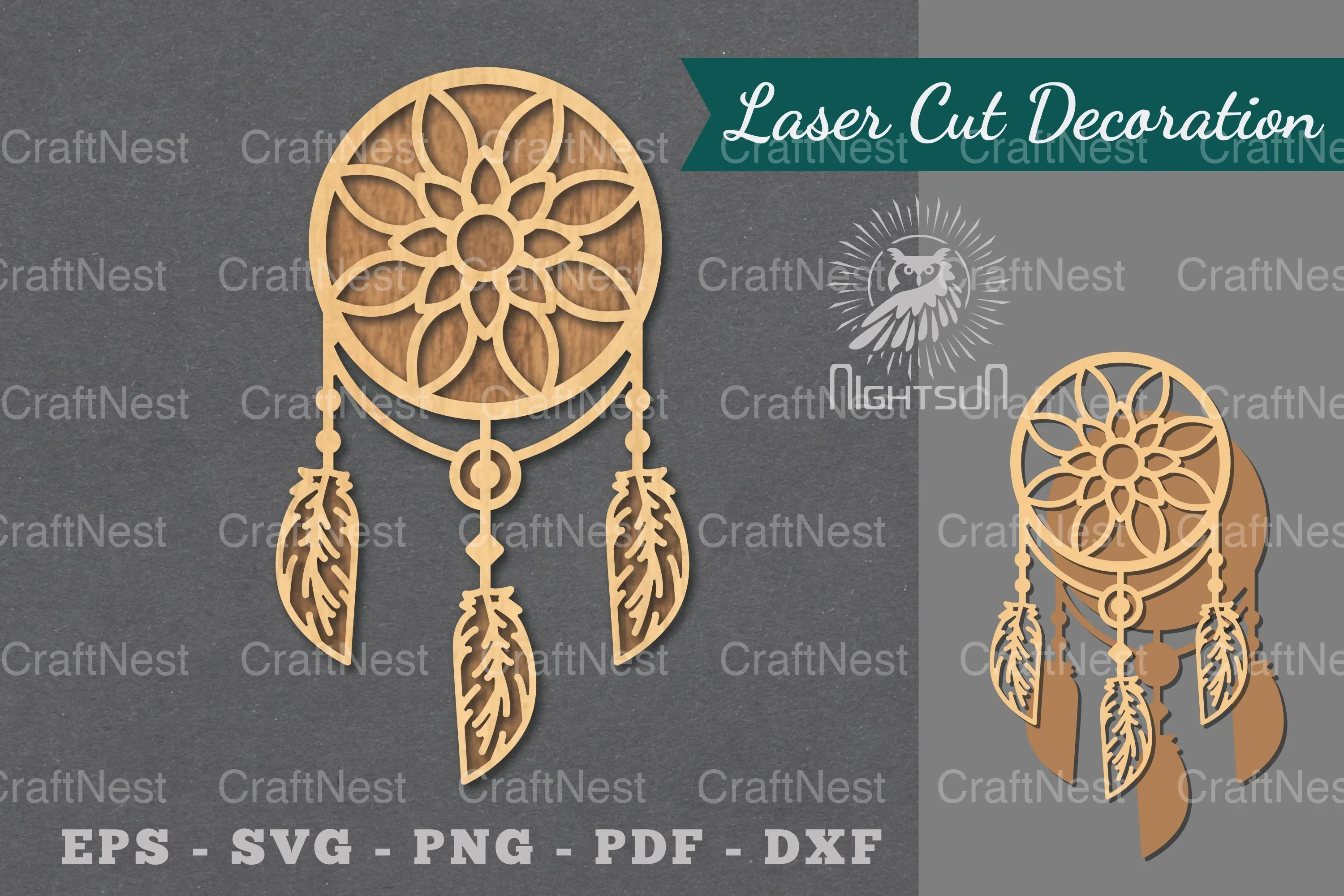 Dreamcatcher Laser Cut Decoration Bundle