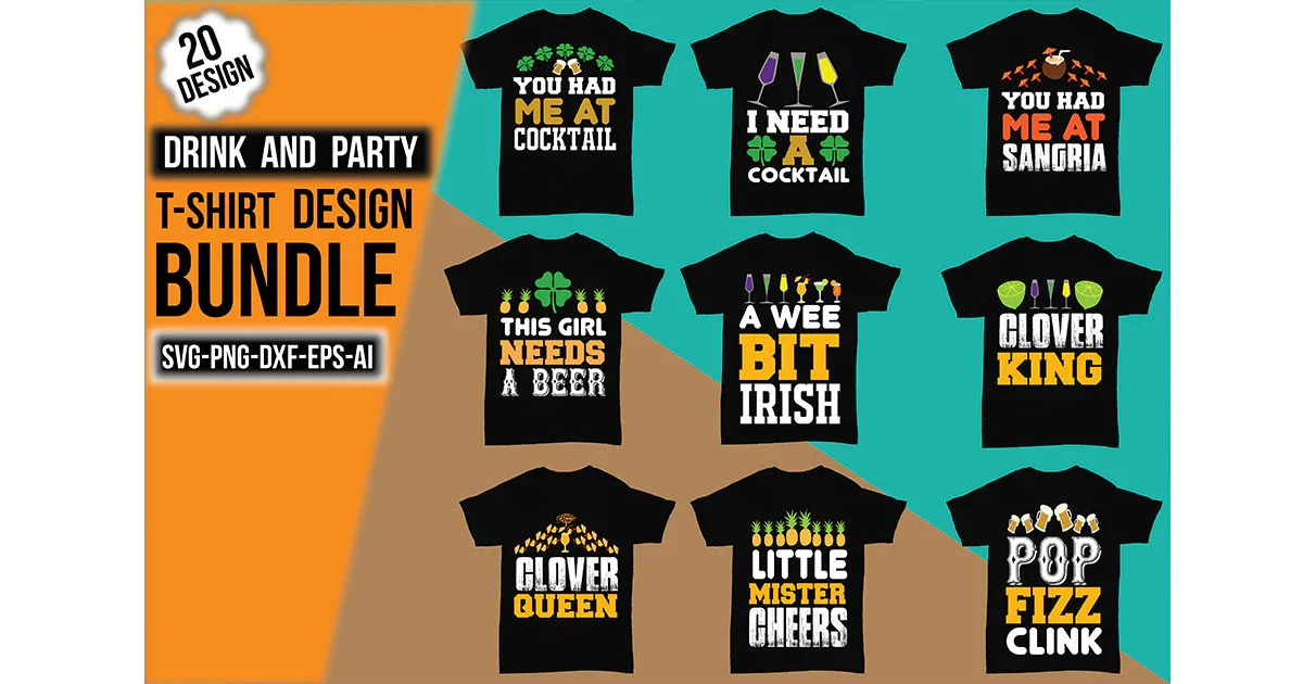 Drink And Party T-Shirt Bundle