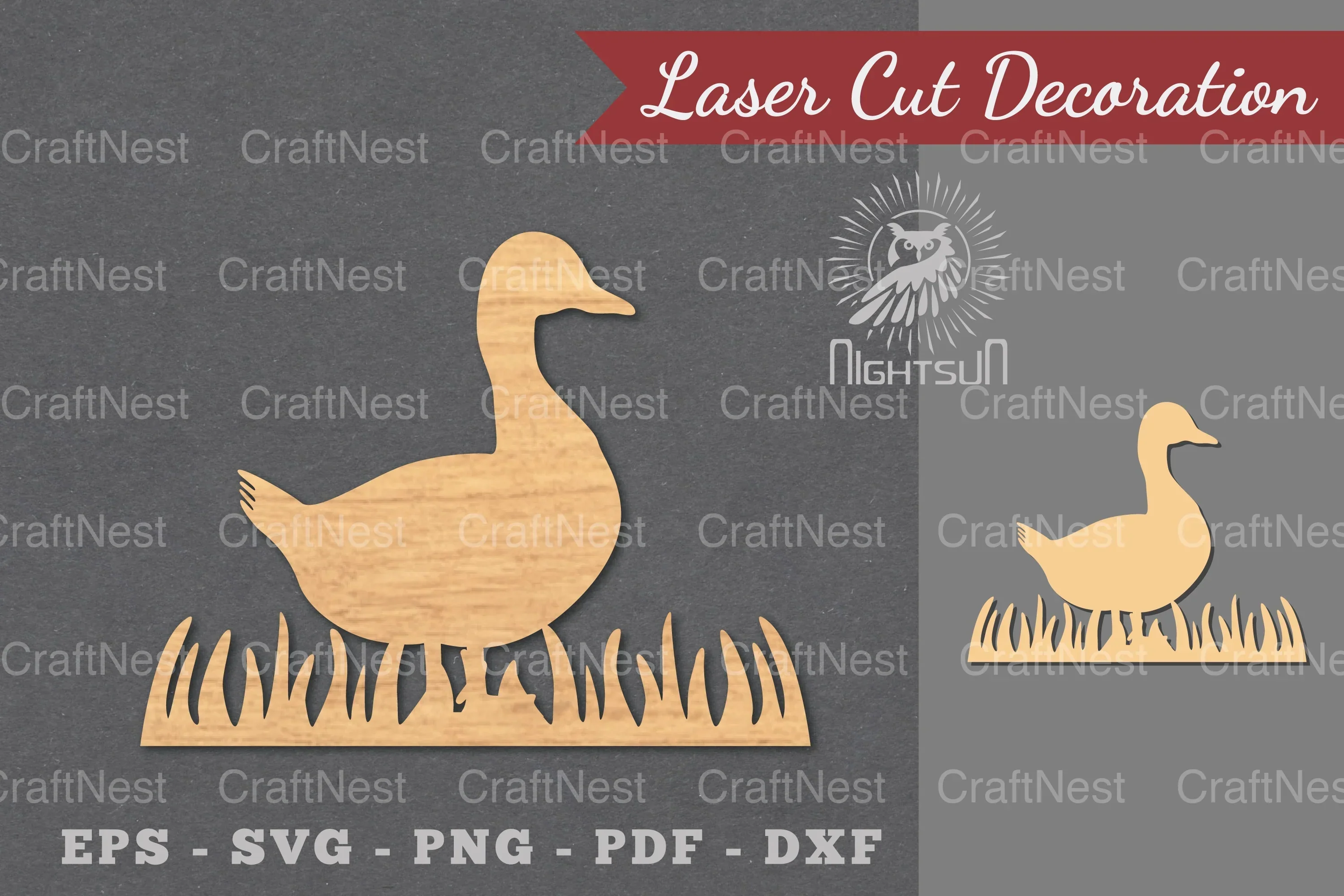 Duck Laser Cut Decoration Bundle