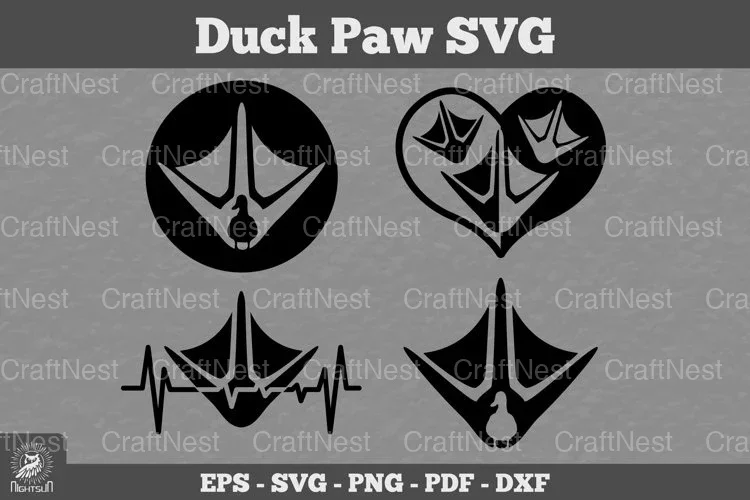 Duck Paw Animal Clipart Bundle