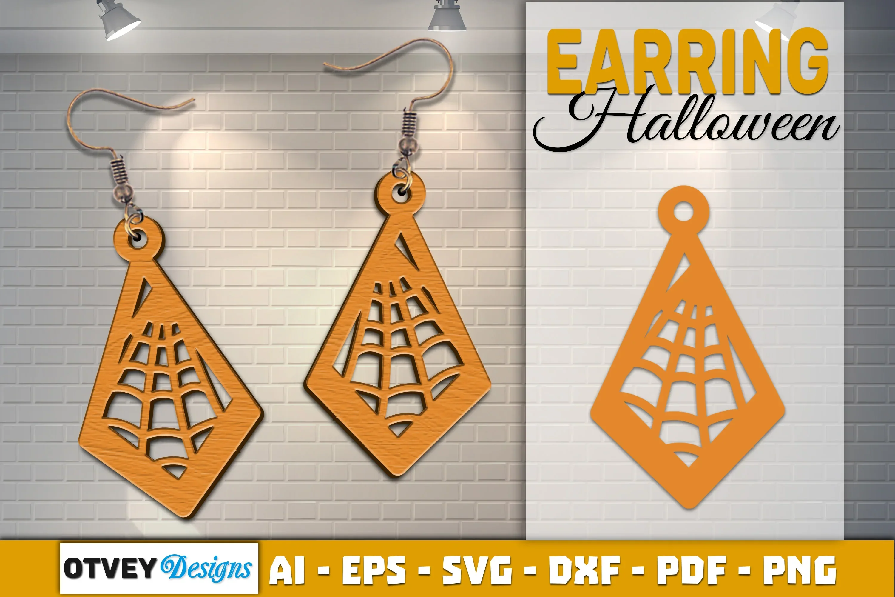 Earring Halloween Lasercut SVG Bundle - Image 2