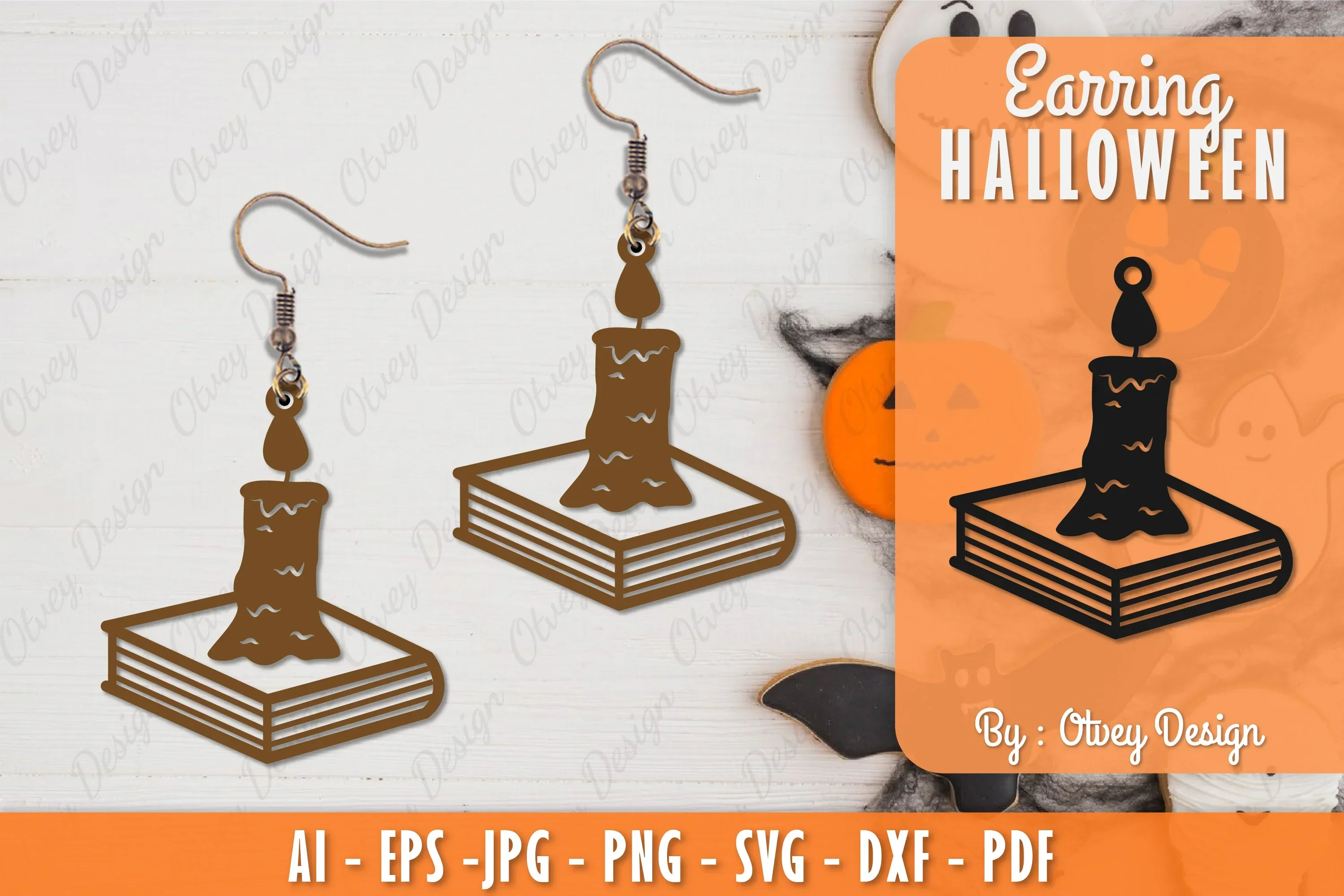 Earring Halloween Lasercut SVG Bundle