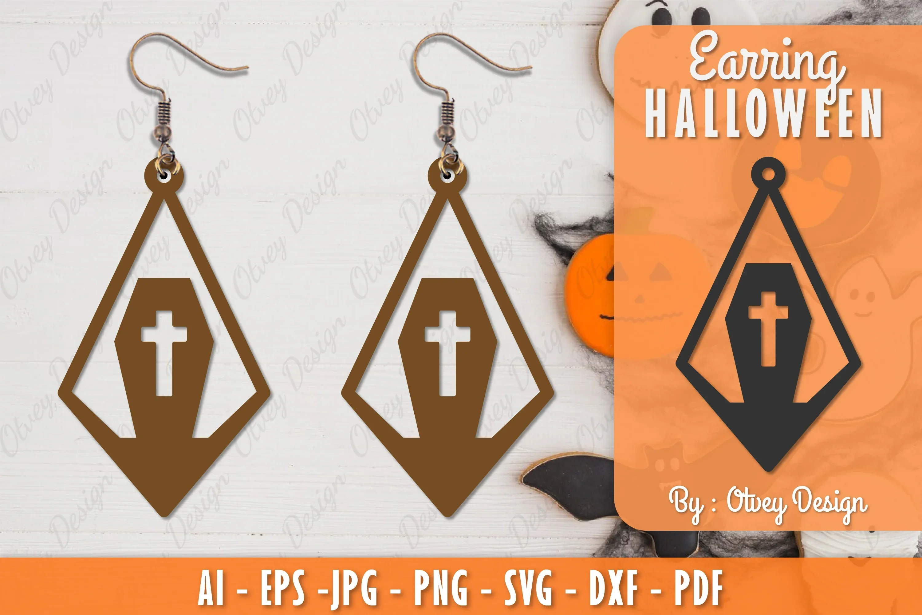 Earring Halloween Lasercut SVG Bundle