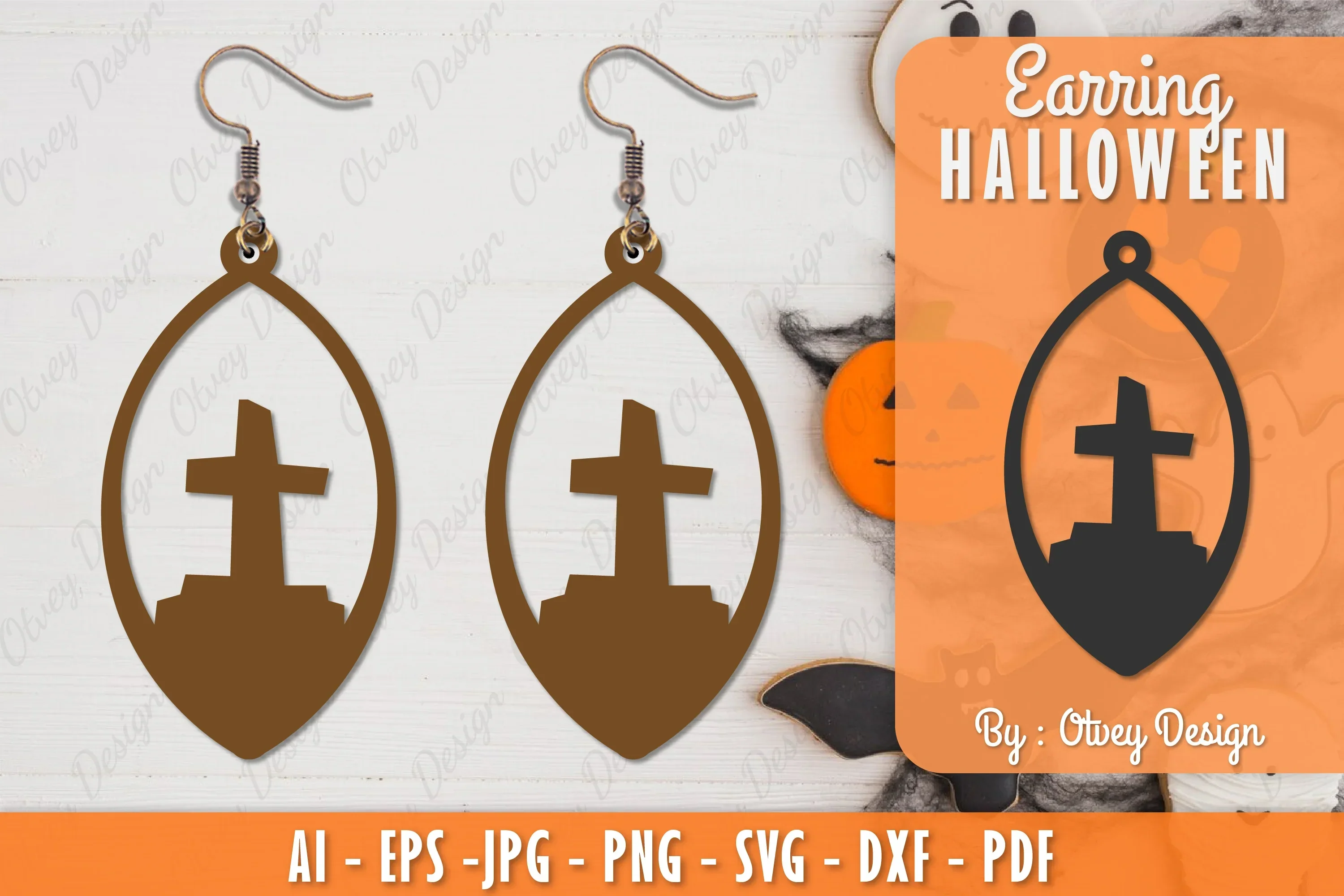 Earring Halloween Lasercut SVG Bundle