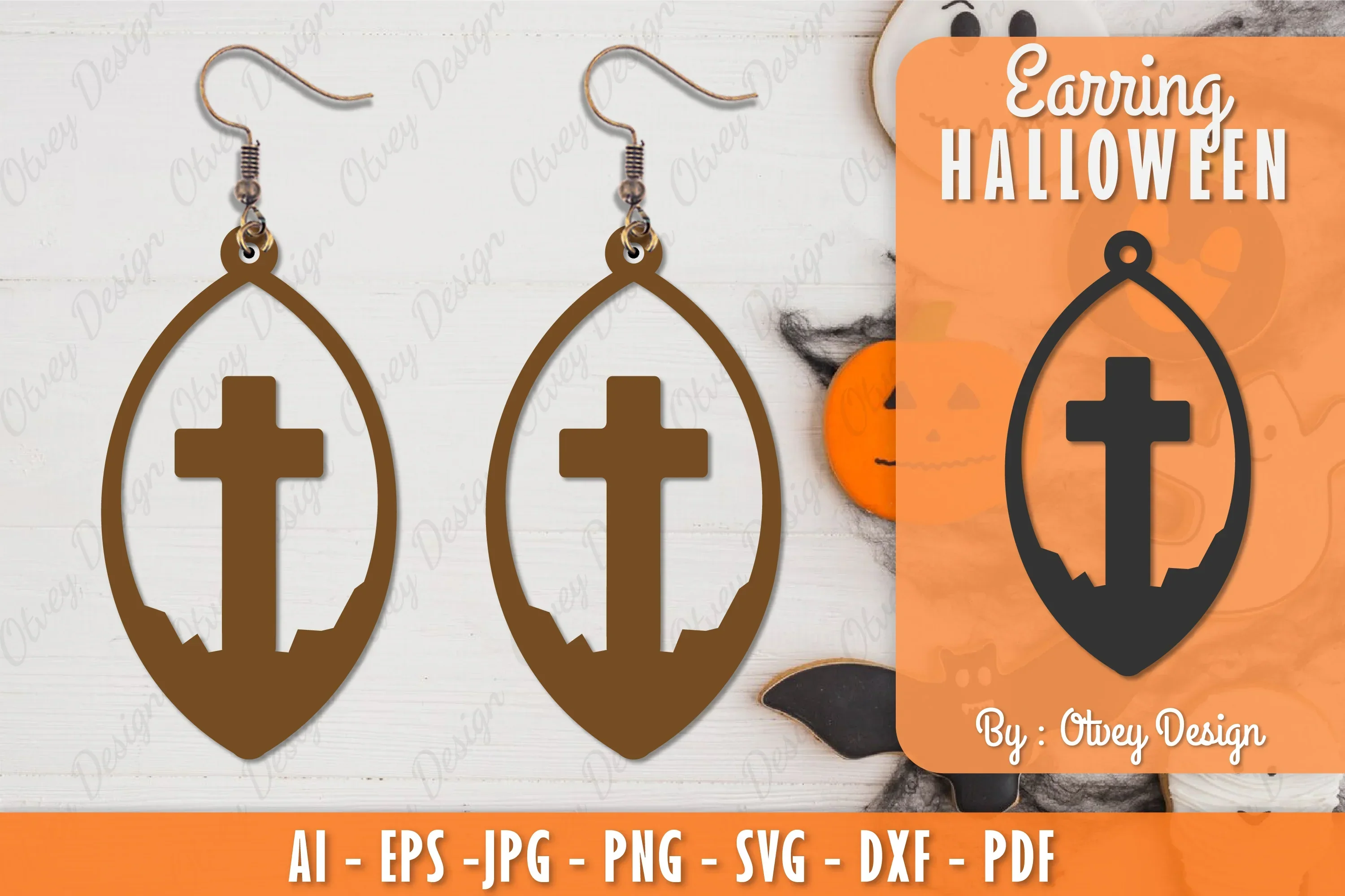 Earring Halloween Lasercut SVG Bundle