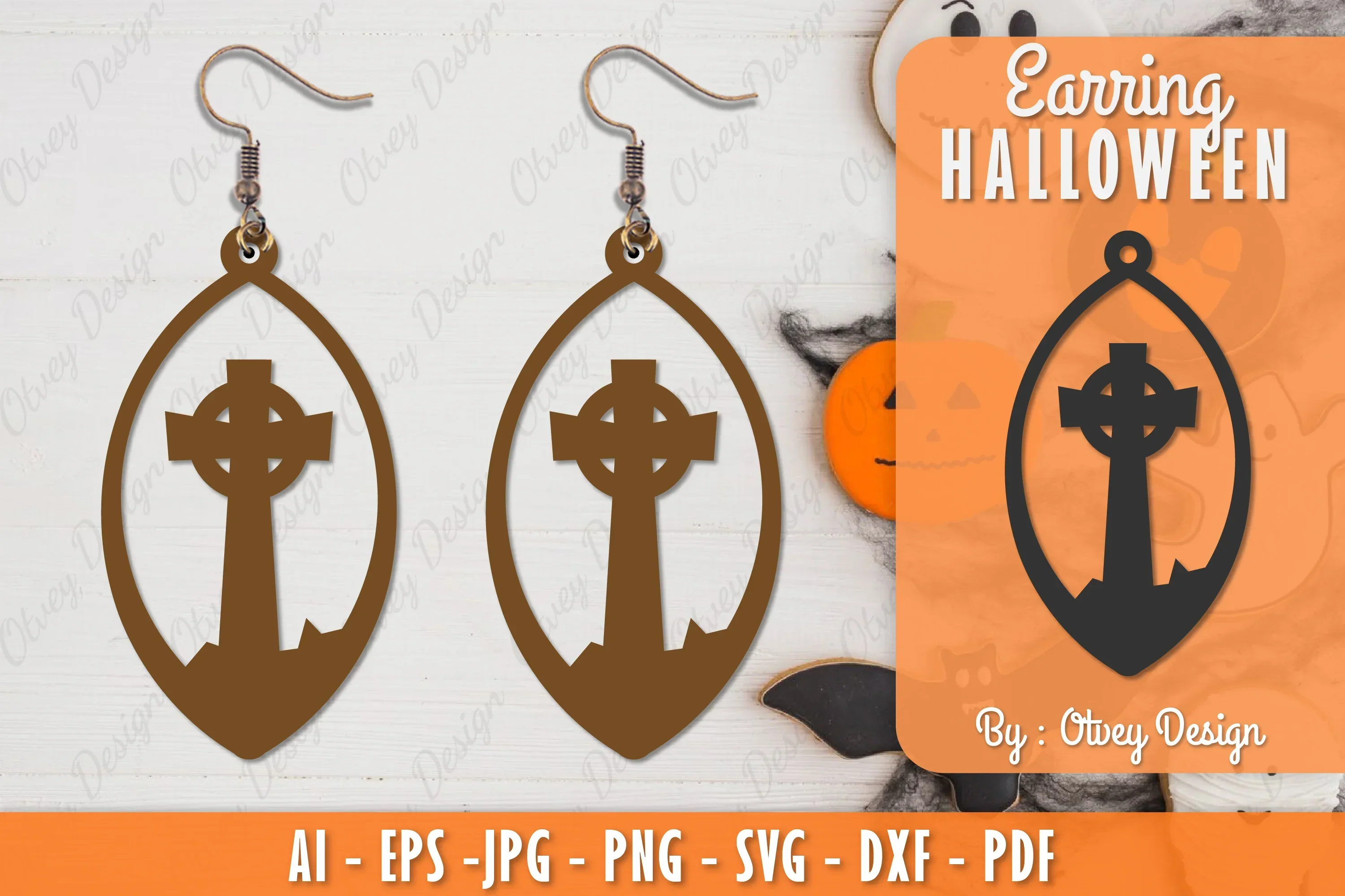 Earring Halloween Lasercut SVG Bundle
