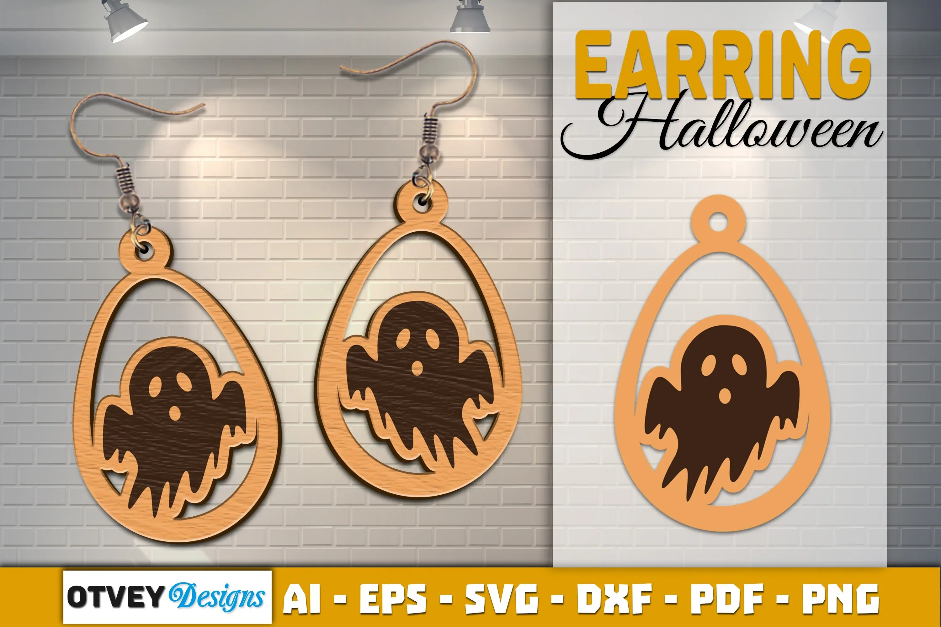Earring Halloween Lasercut SVG Bundle - Image 2