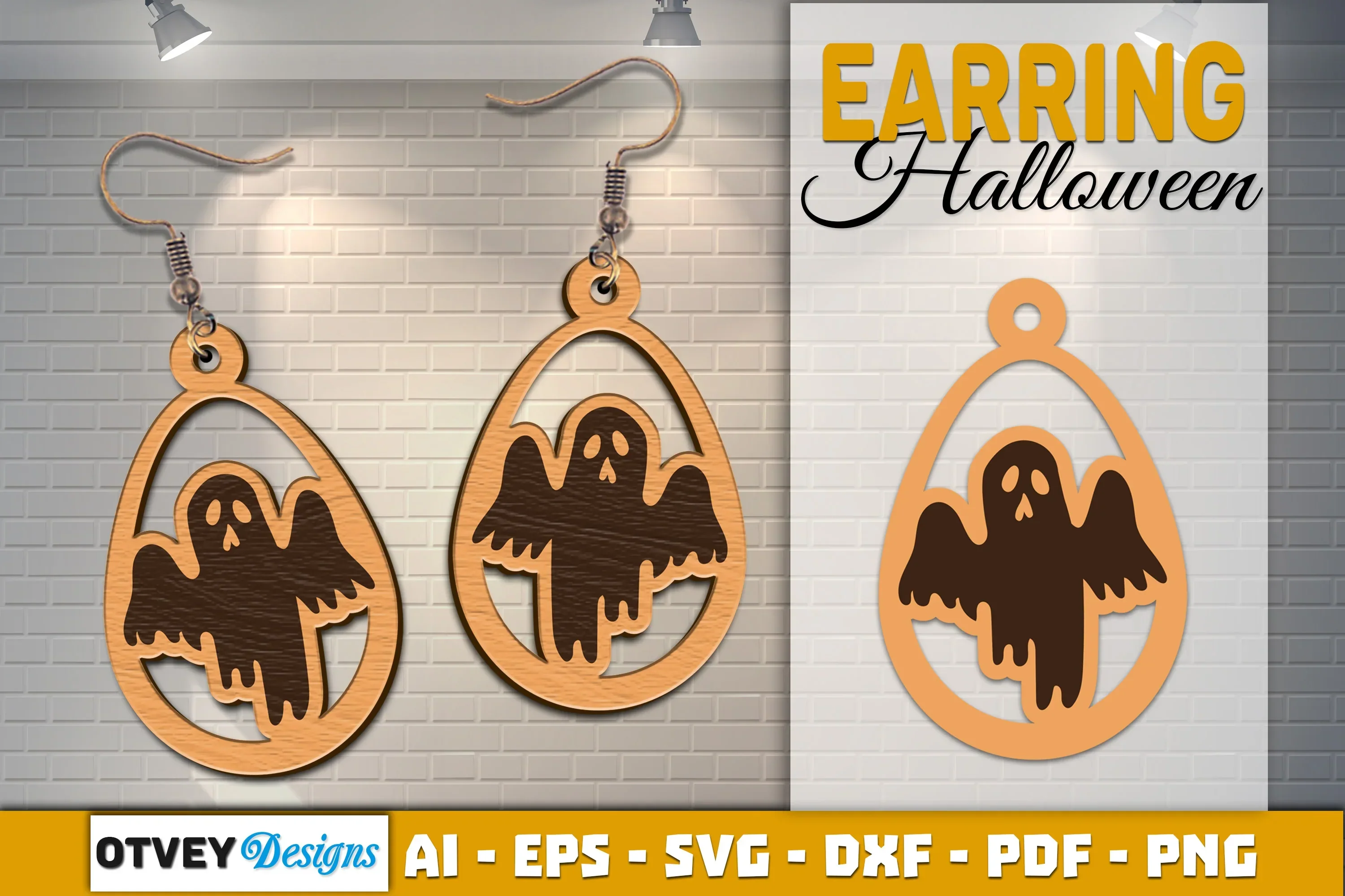 Earring Halloween Lasercut SVG Bundle - Image 2