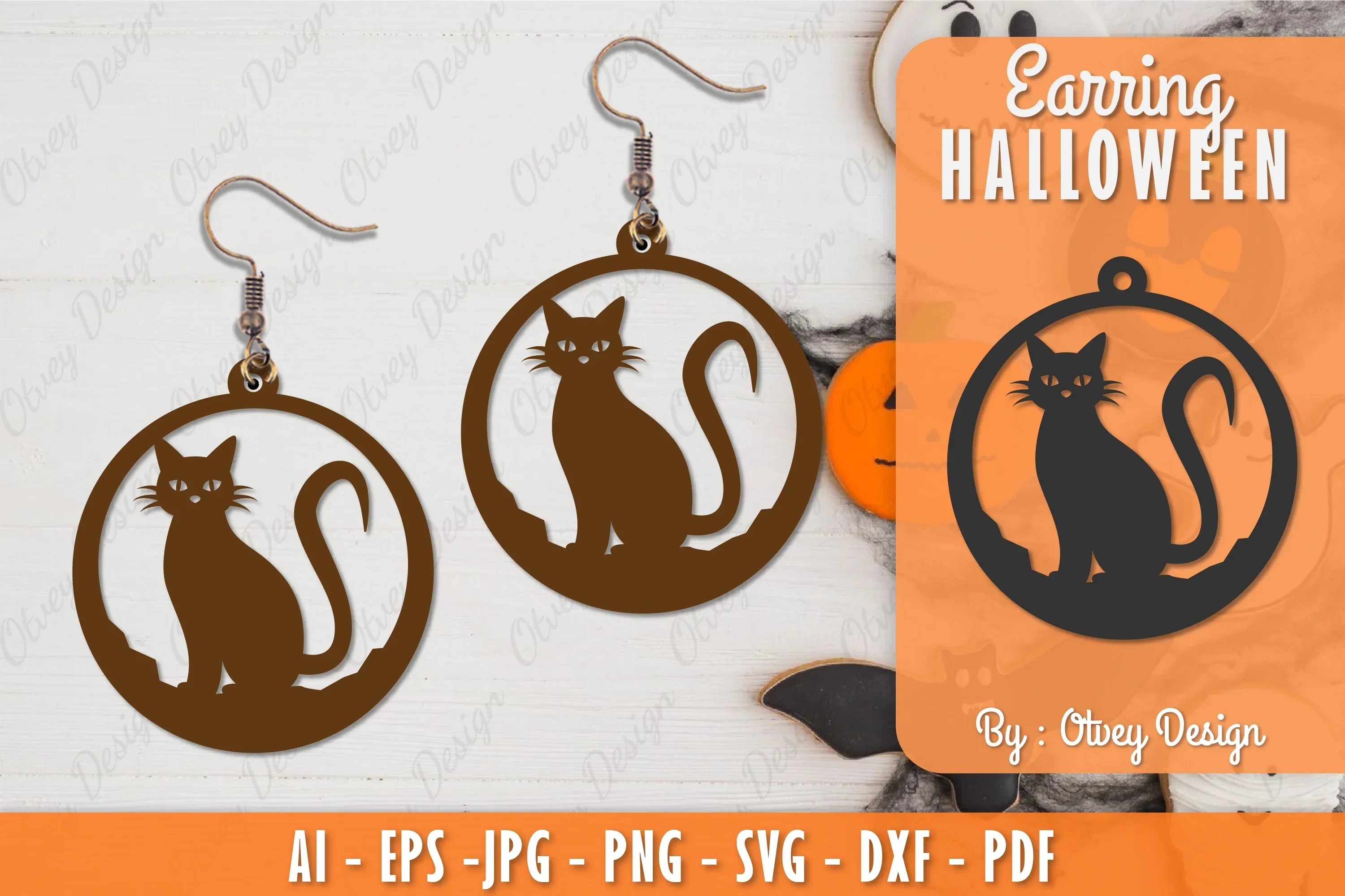 Earring Halloween Lasercut SVG Bundle