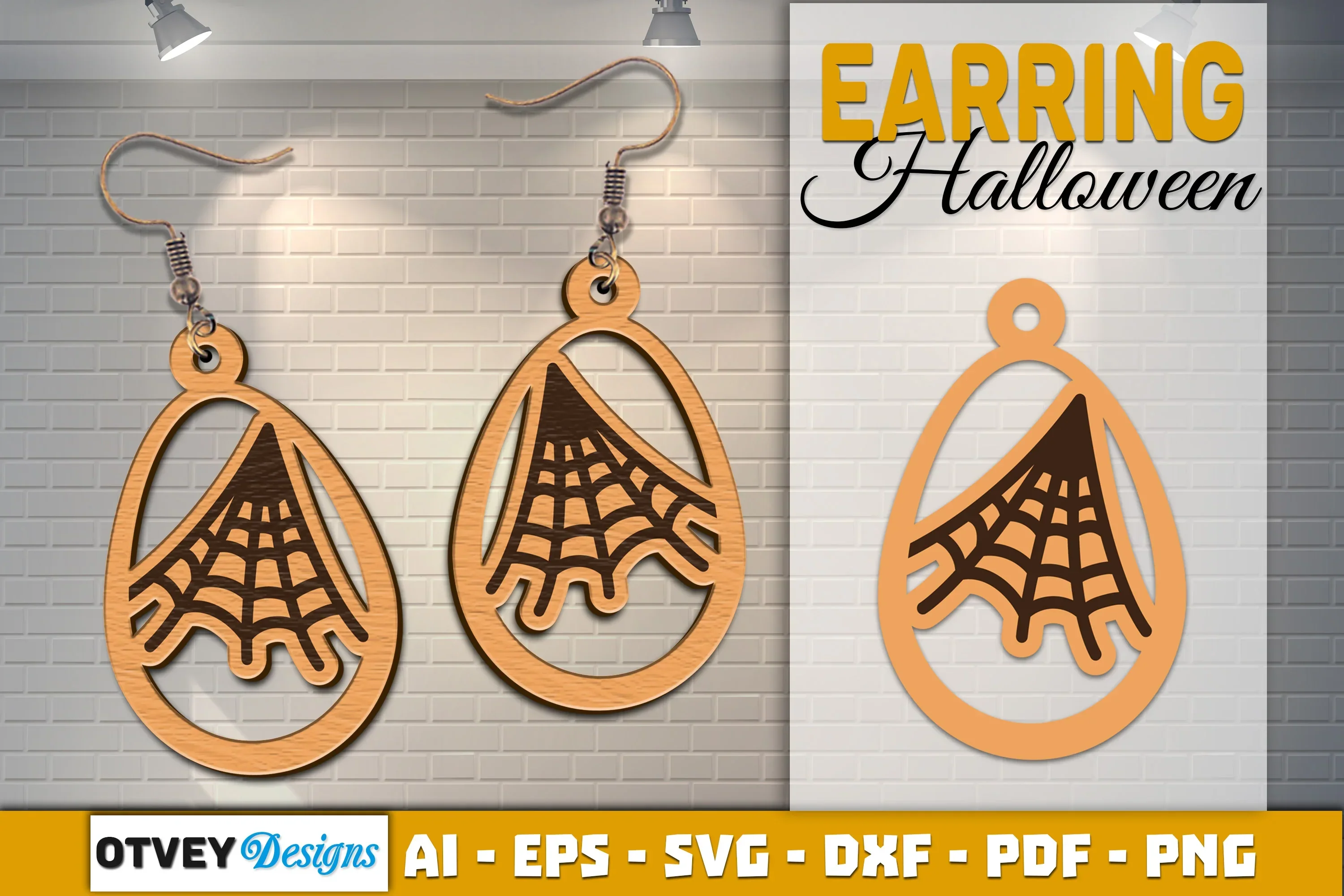 Earring Halloween Lasercut SVG Bundle - Image 2