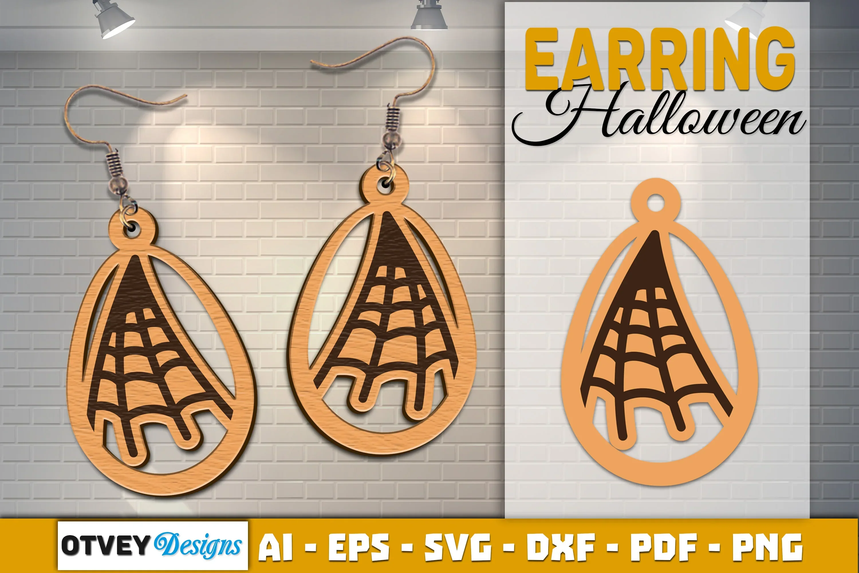Earring Halloween Lasercut SVG Bundle - Image 2