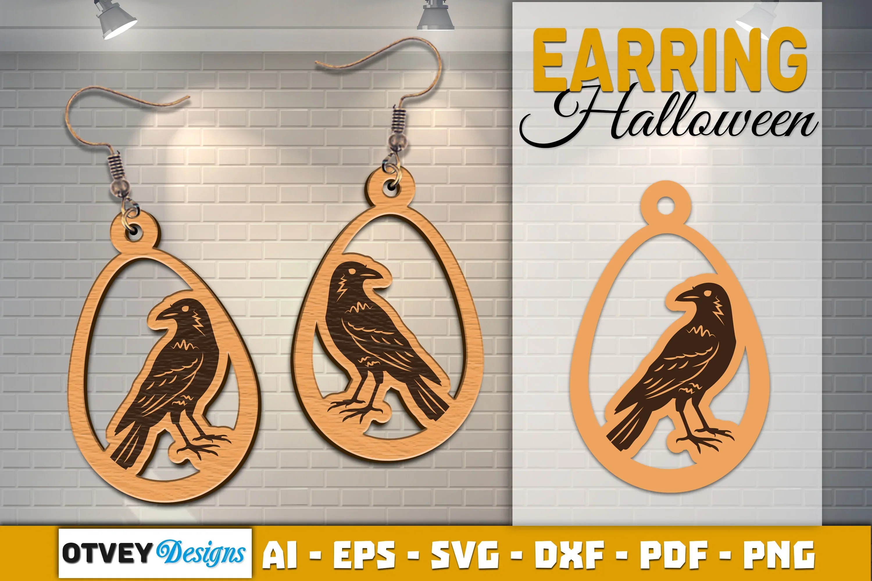 Earring Halloween Lasercut SVG Bundle - Image 2