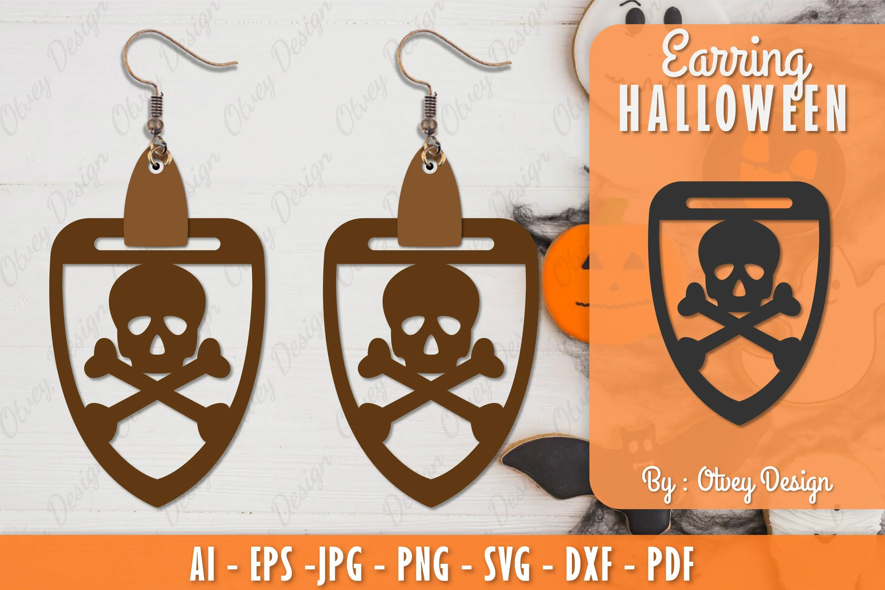 Earring Halloween Lasercut SVG Bundle