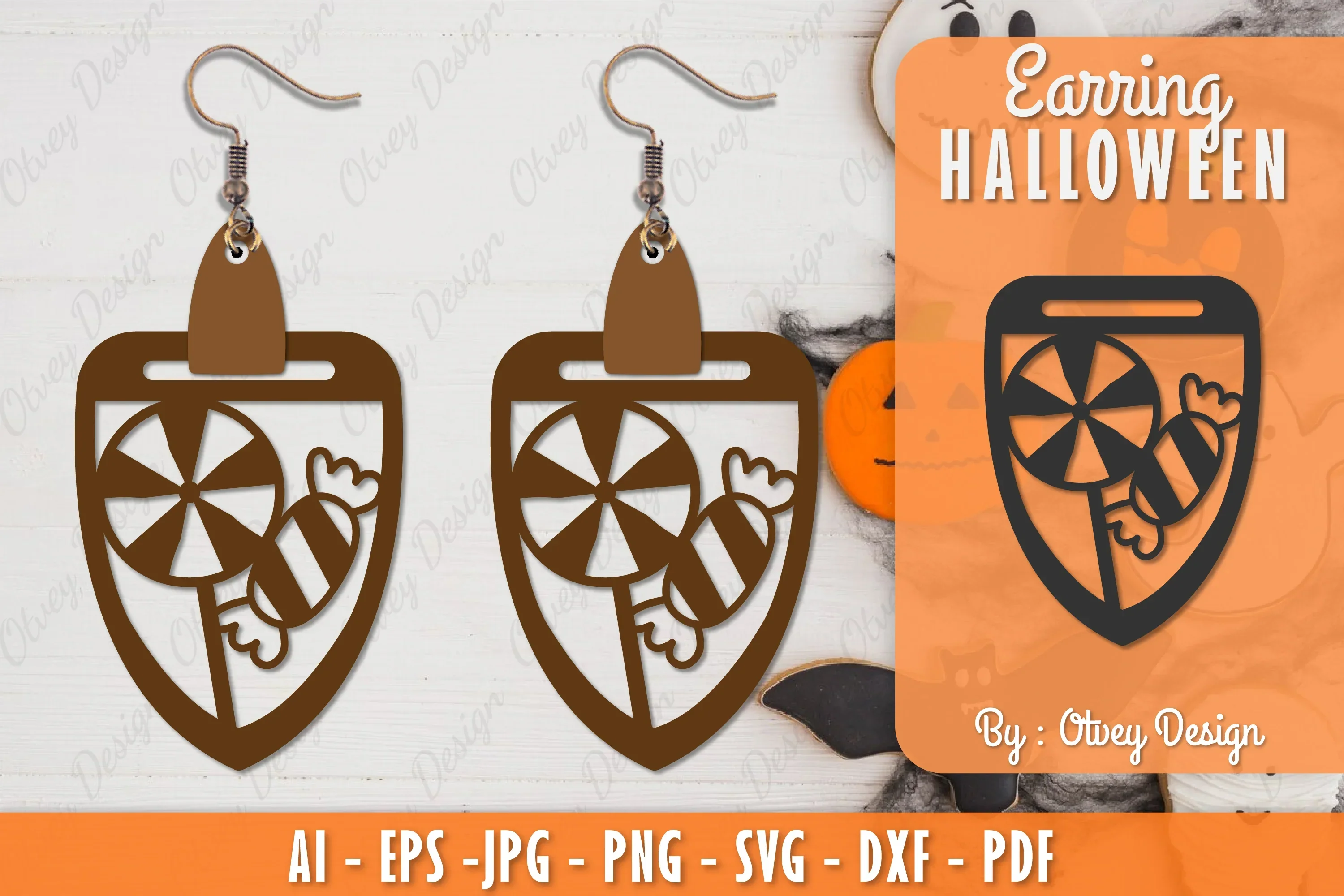 Earring Halloween Lasercut SVG Bundle