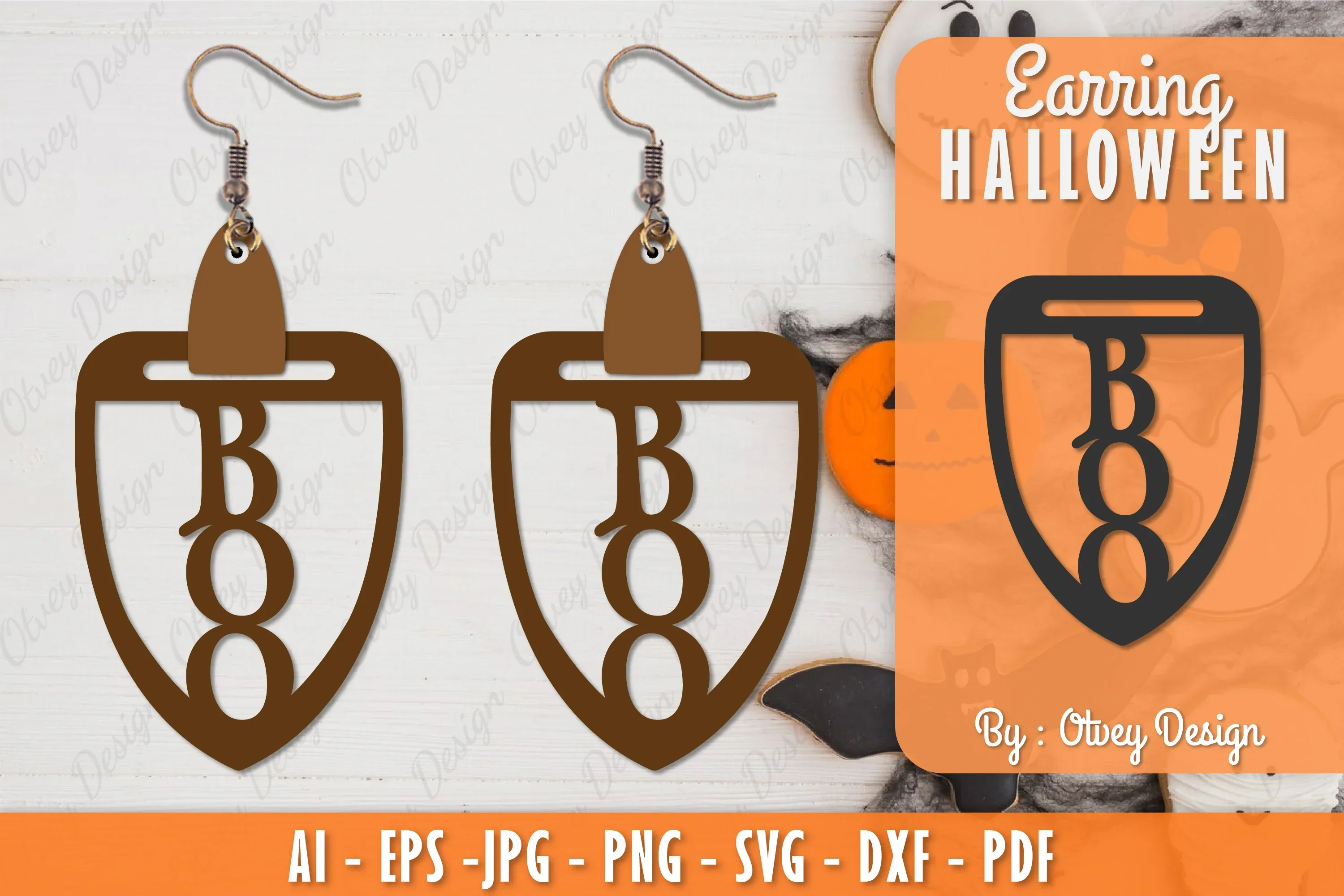 Earring Halloween Lasercut SVG Bundle