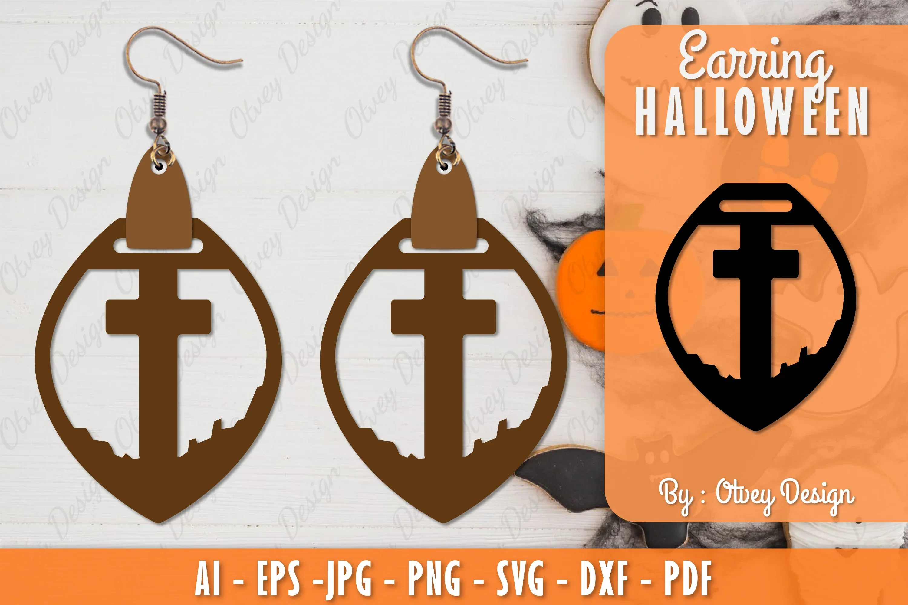 Earring Halloween Lasercut SVG Bundle