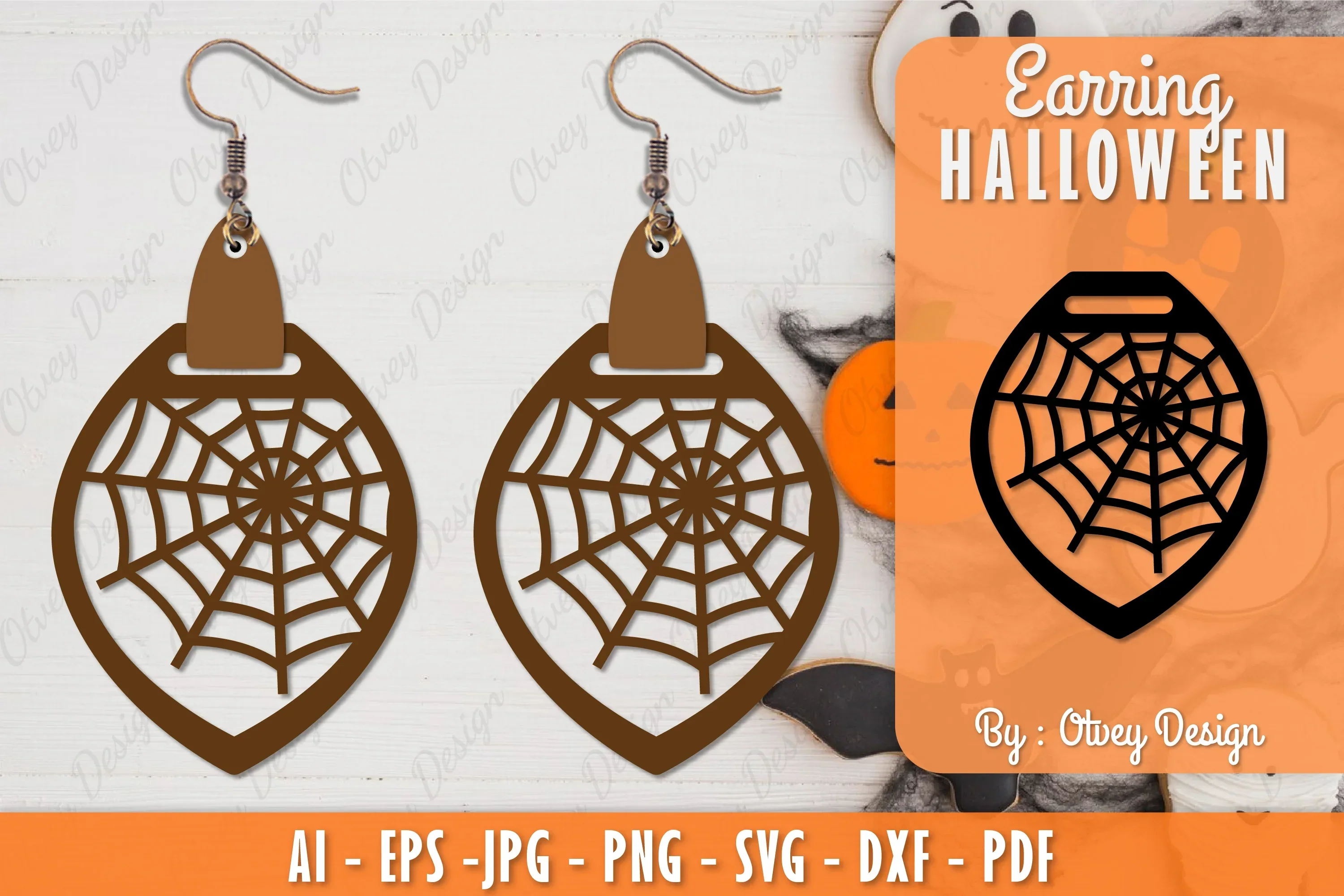 Earring Halloween Lasercut SVG Bundle