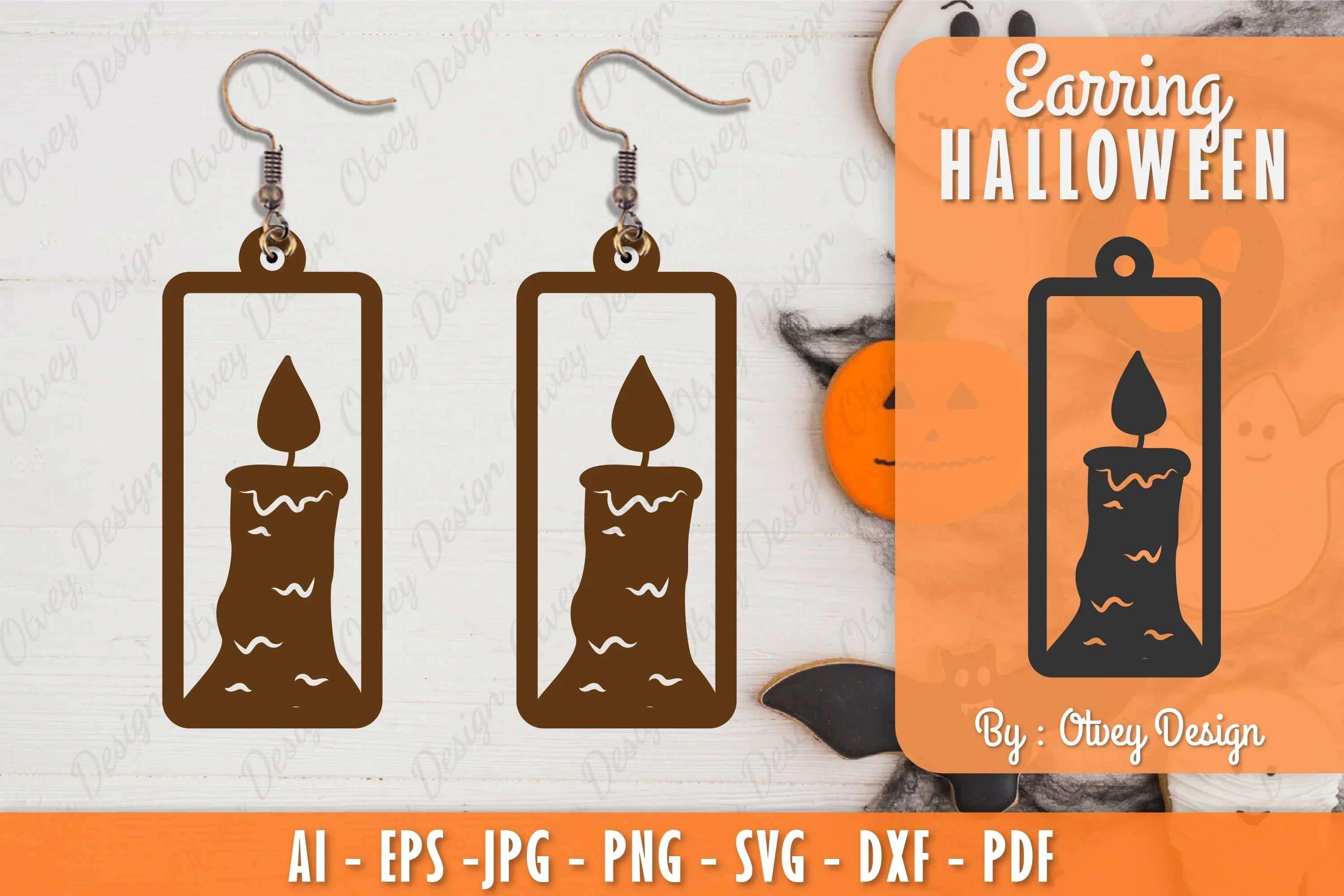Earring Halloween Lasercut SVG Bundle