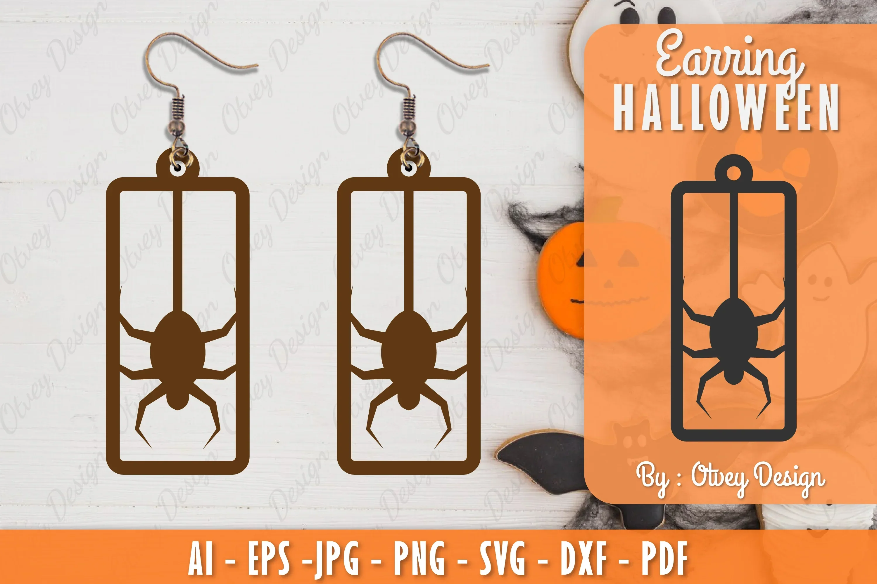 Earring Halloween Lasercut SVG Bundle