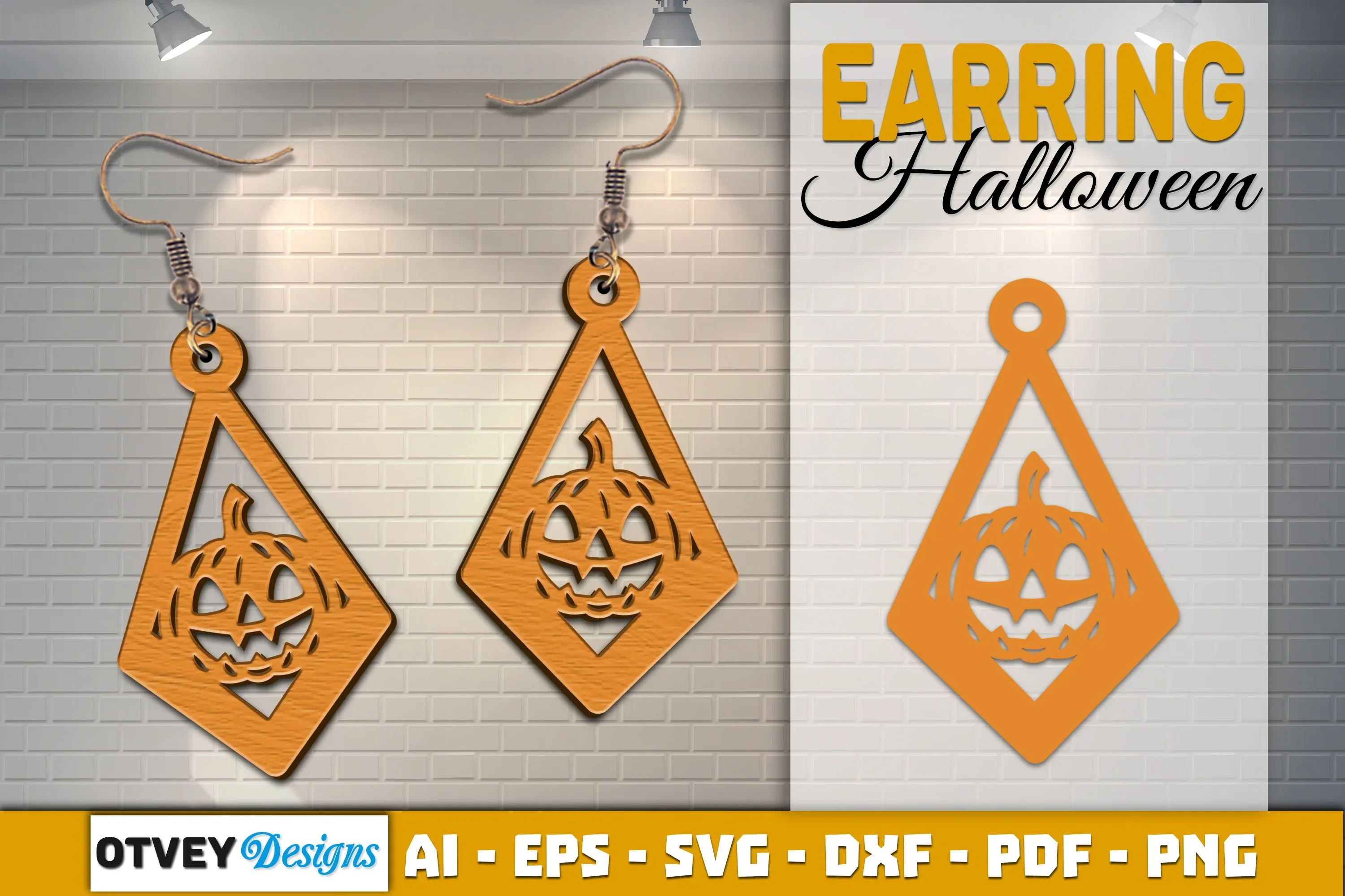 Earring Halloween Lasercut SVG Bundle - Image 2