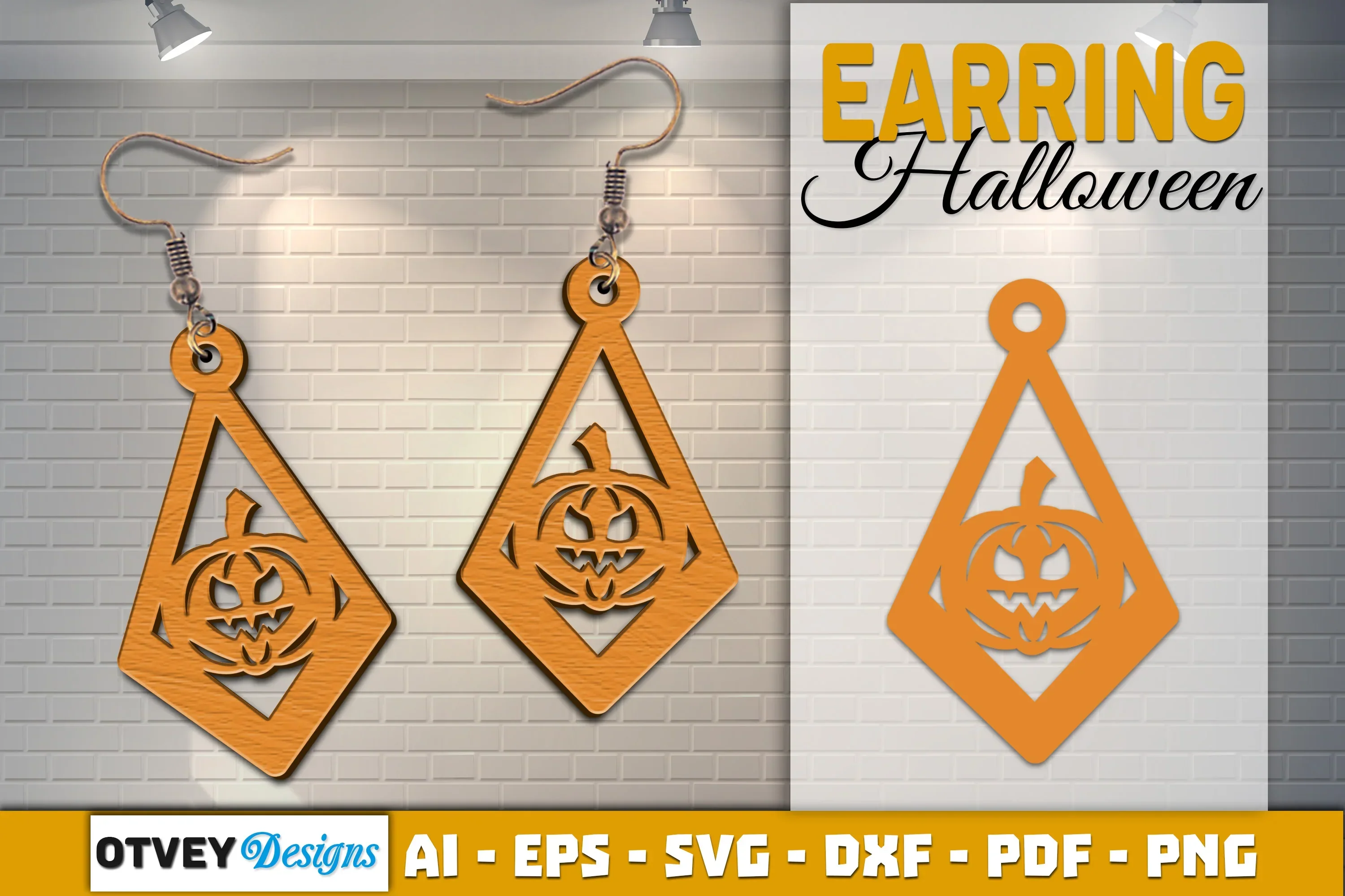 Earring Halloween Lasercut SVG Bundle - Image 2