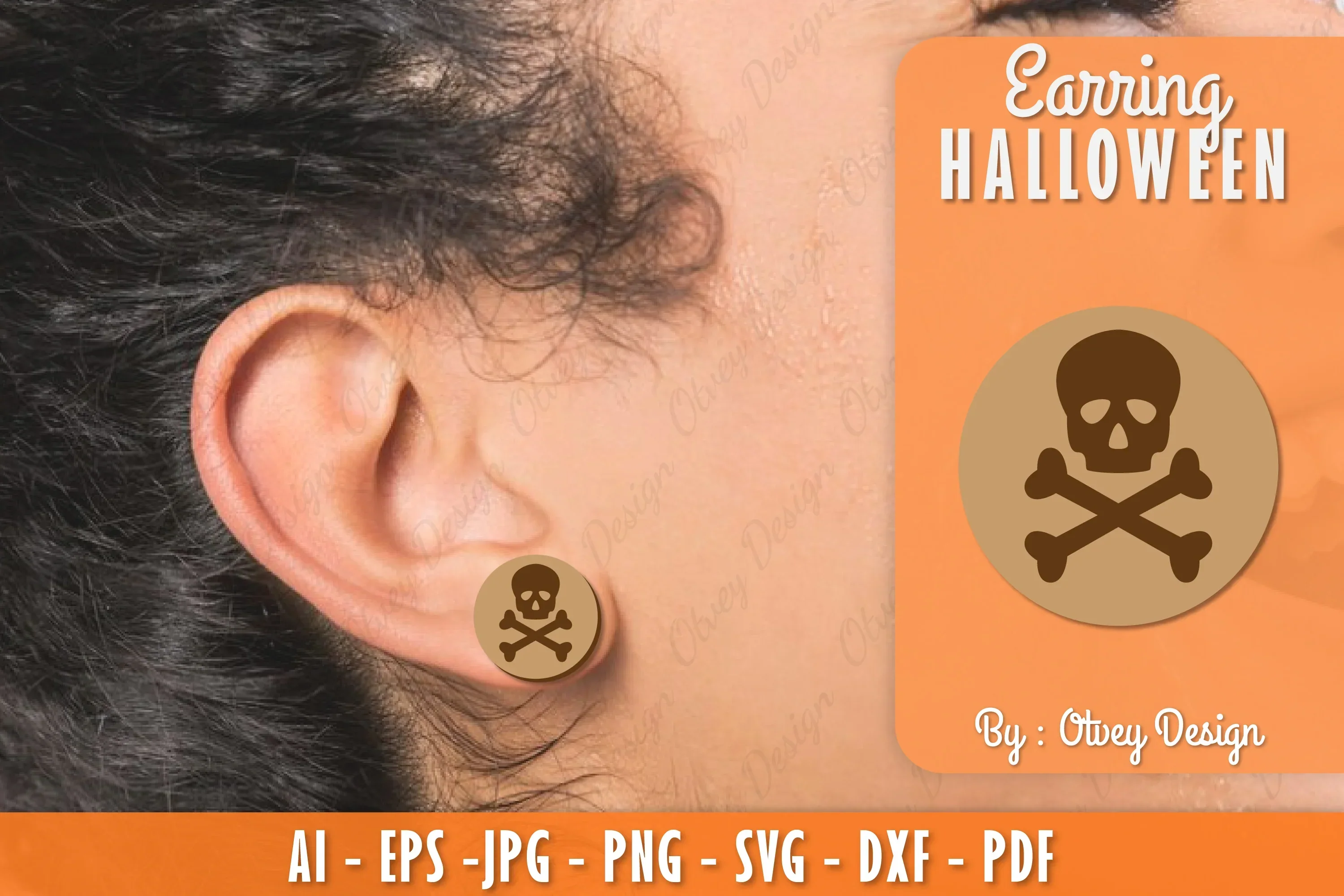 Earring Halloween Lasercut SVG Bundle