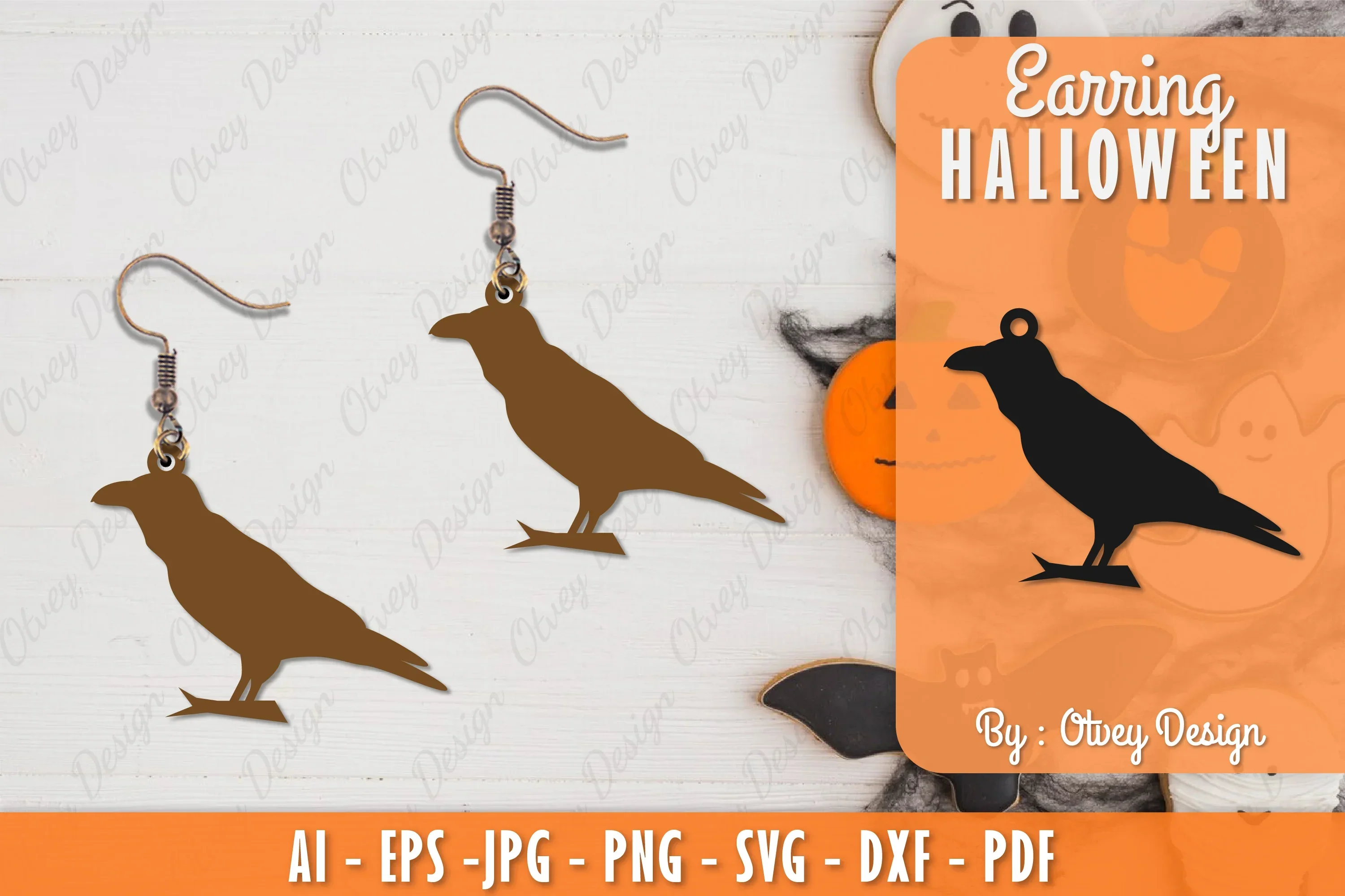 Earring Halloween Lasercut SVG Bundle