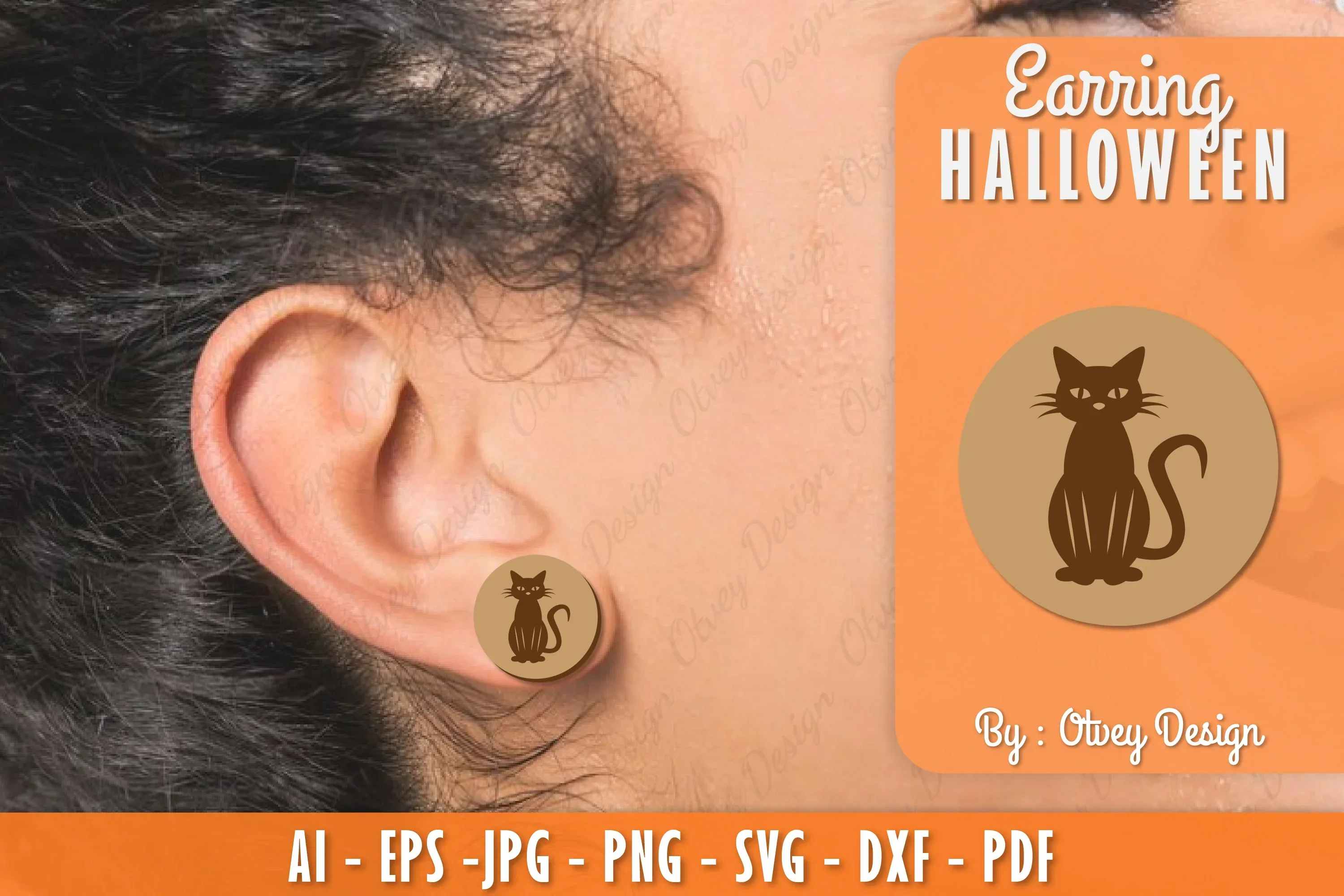 Earring Halloween Lasercut SVG Bundle