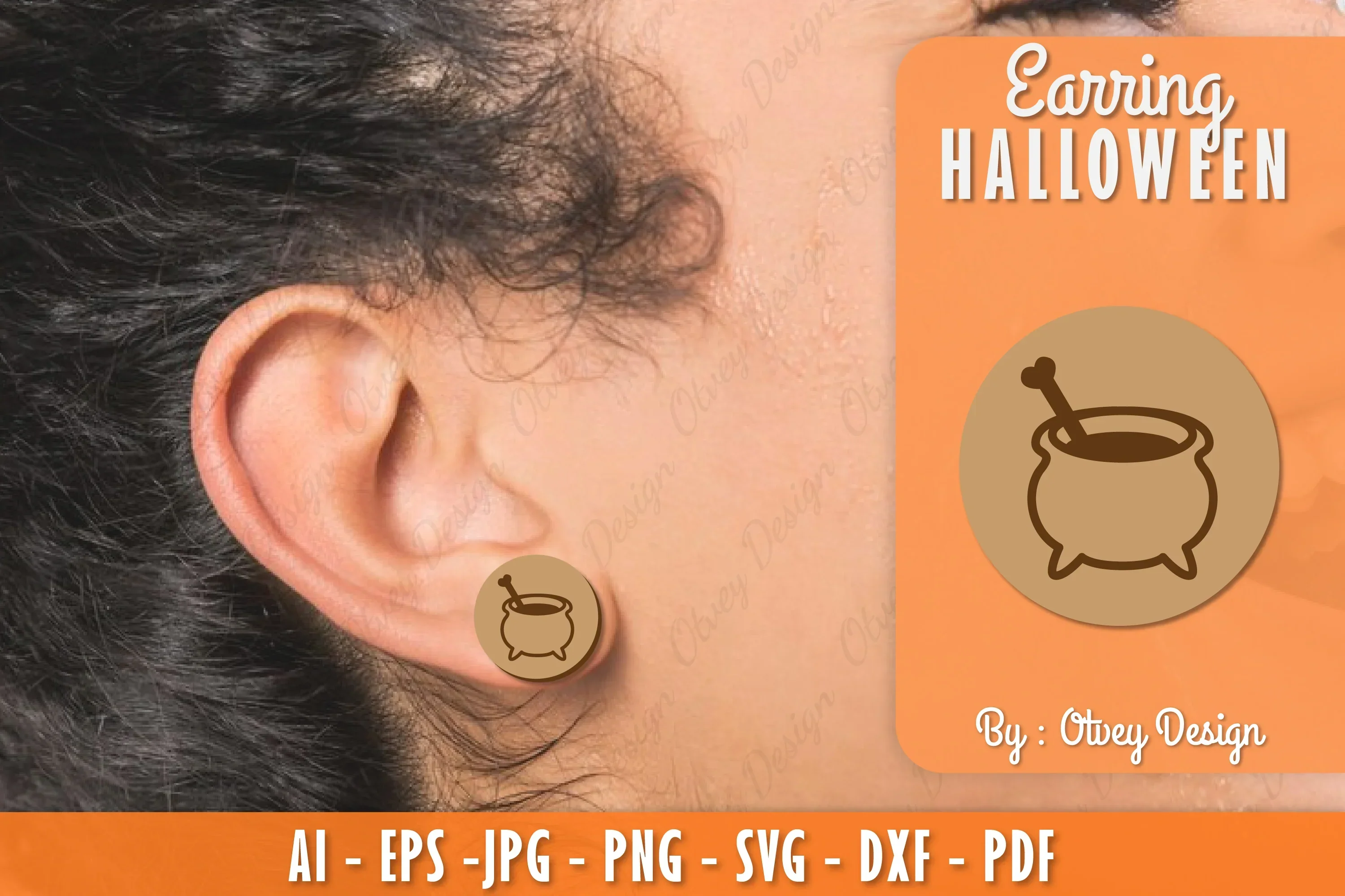 Earring Halloween Lasercut SVG Bundle