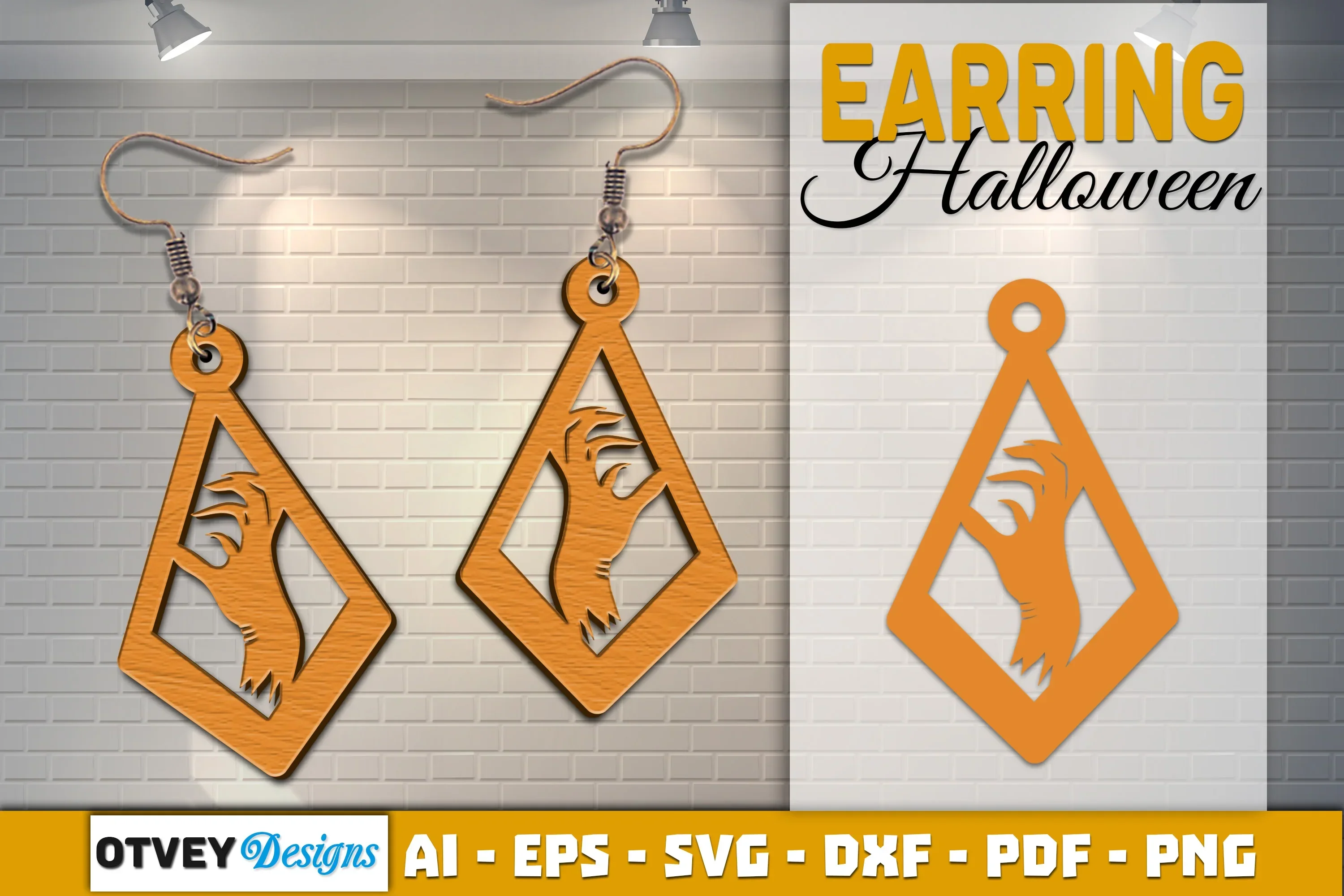 Earring Halloween Lasercut SVG Bundle - Image 2