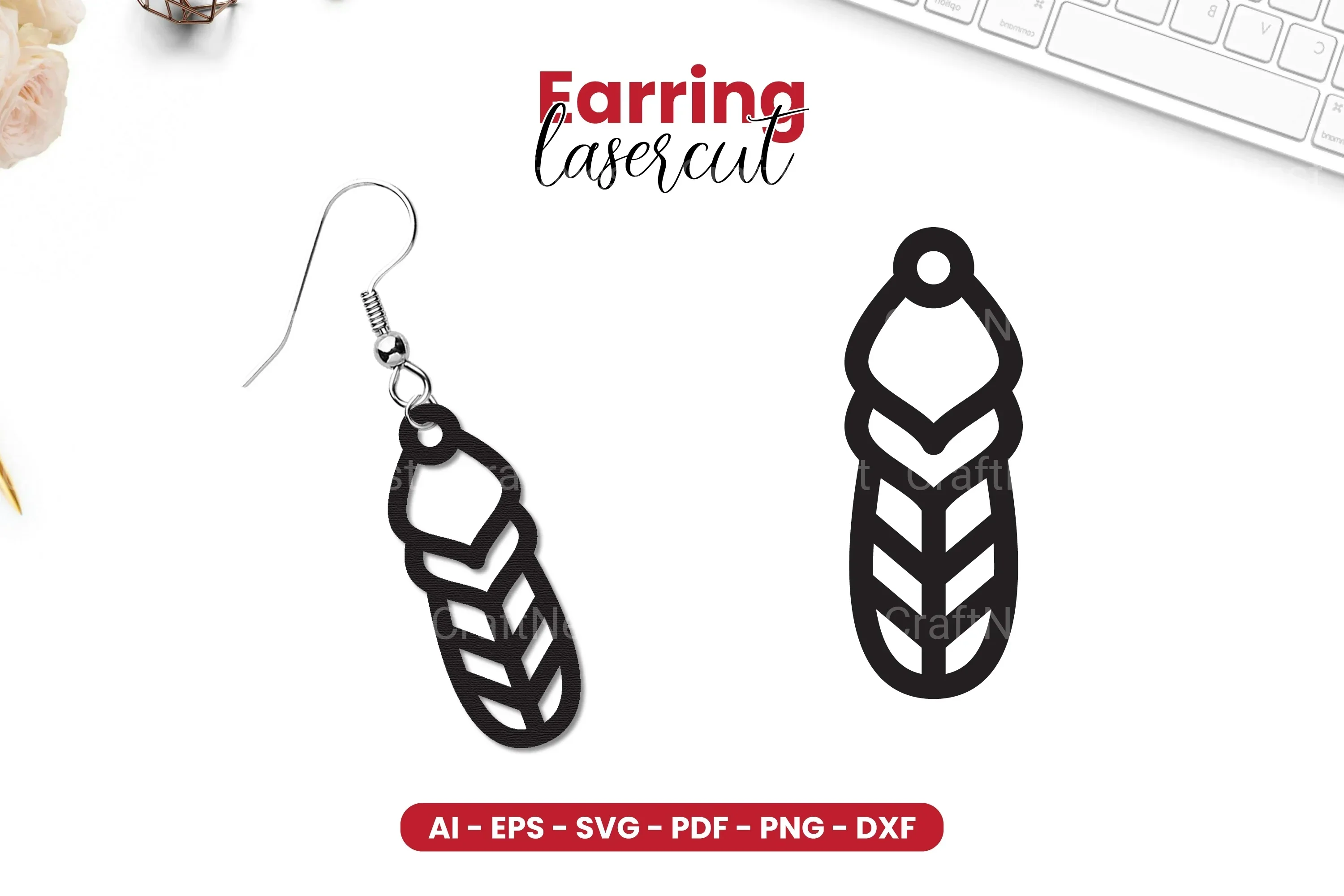 Earring Lasercut SVG Bundle - 31 Designs